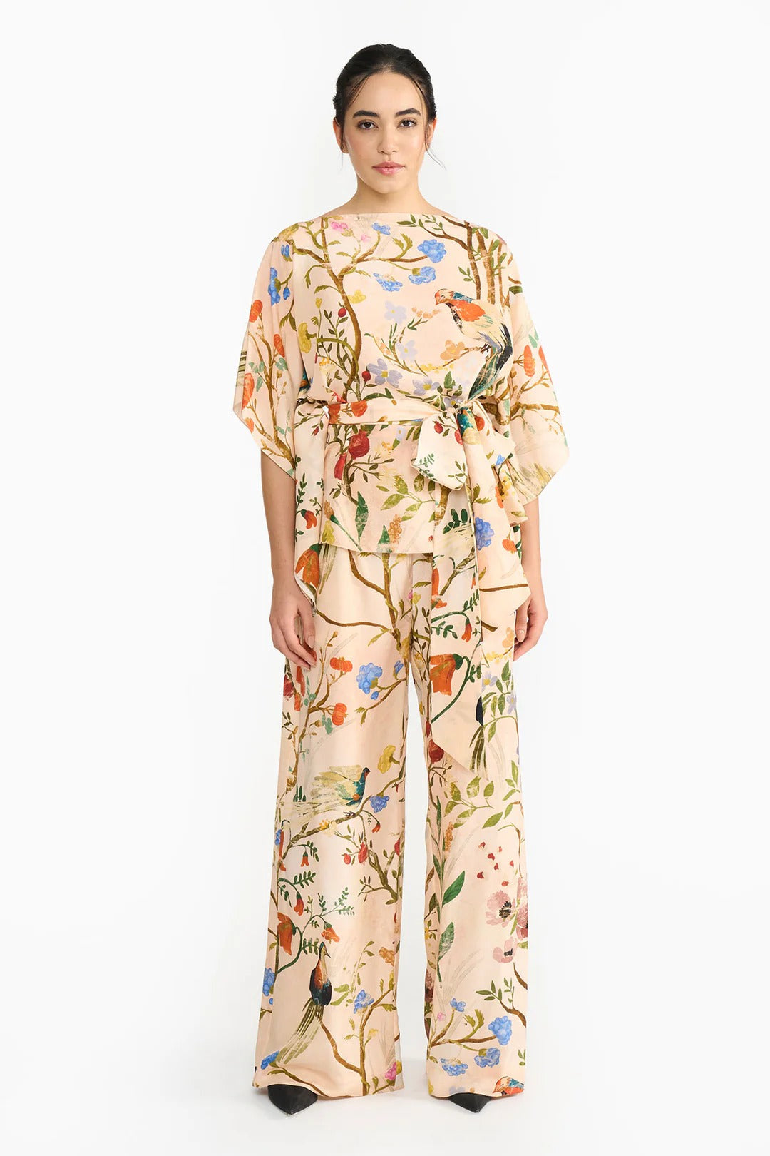 Peach Chinoiserie Co-ord Set