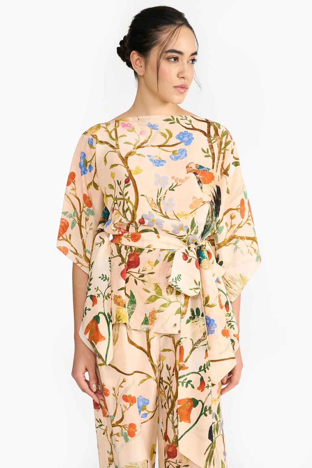 Peach Chinoiserie Co-ord Set