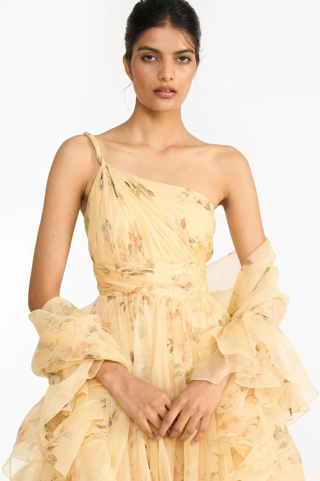 Pale Yellow Vintage Anarkali Set