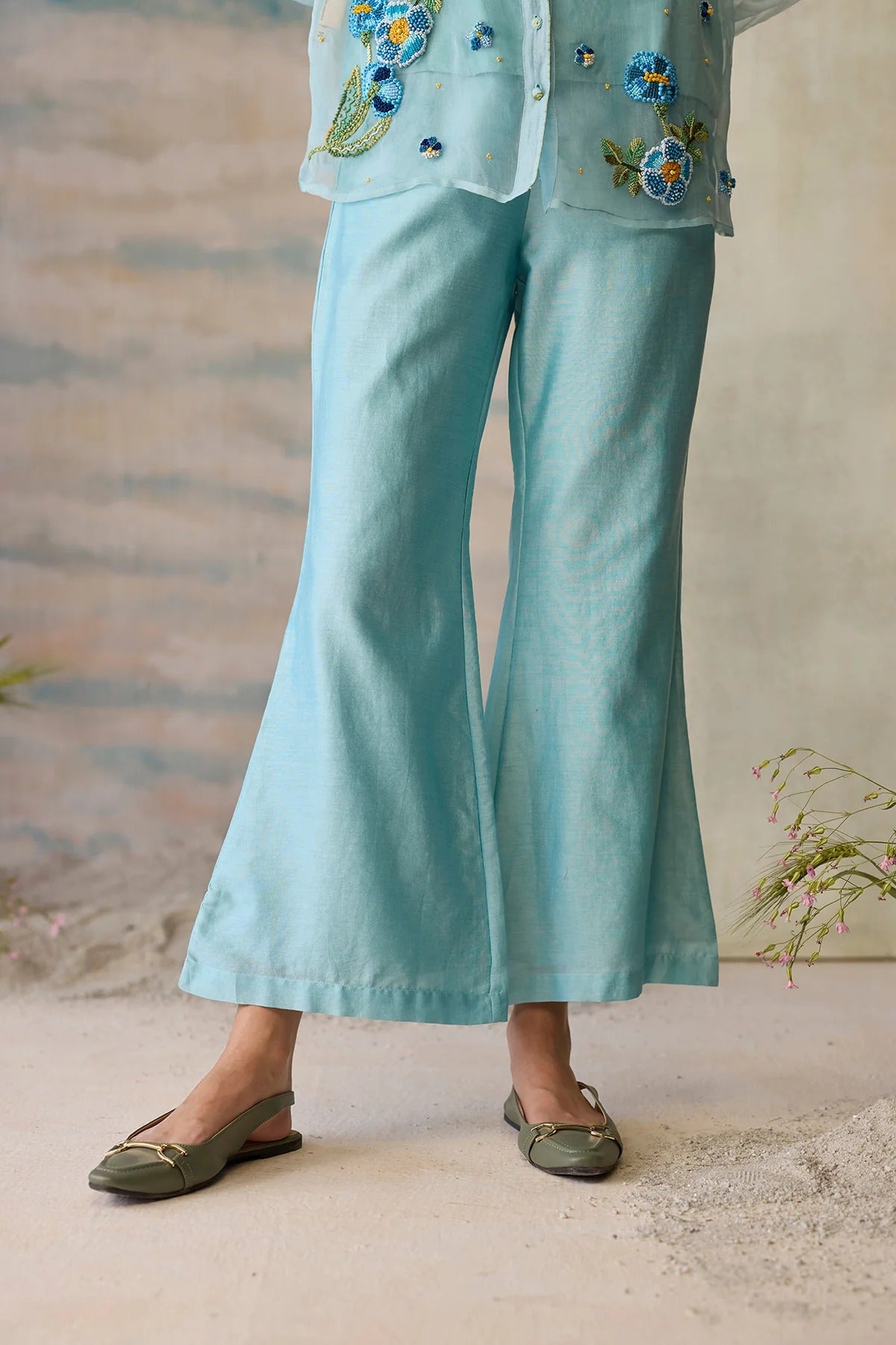 Azure Flared Pants