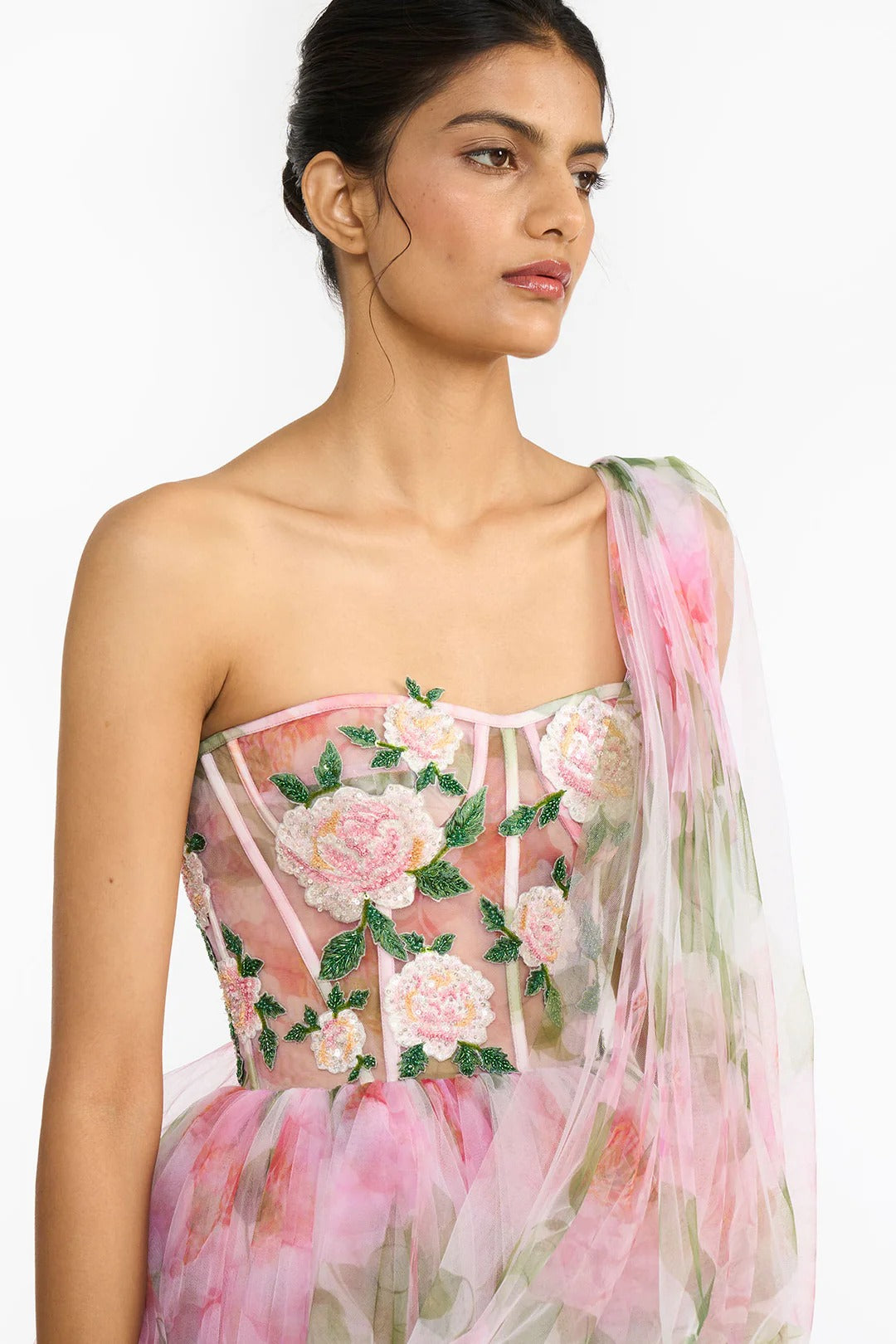 Pink Indian Rose Gown