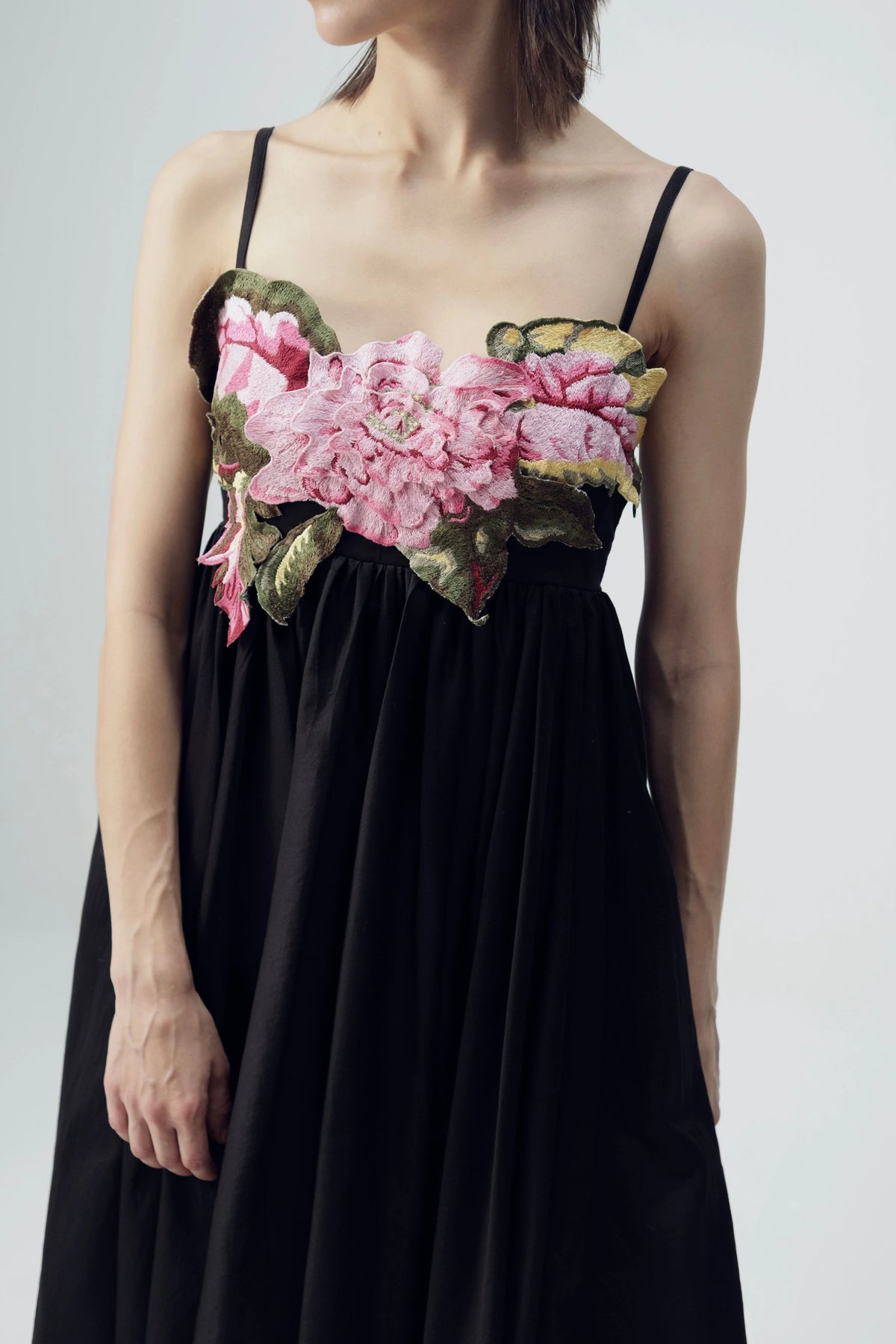 Black Patchwork Dress