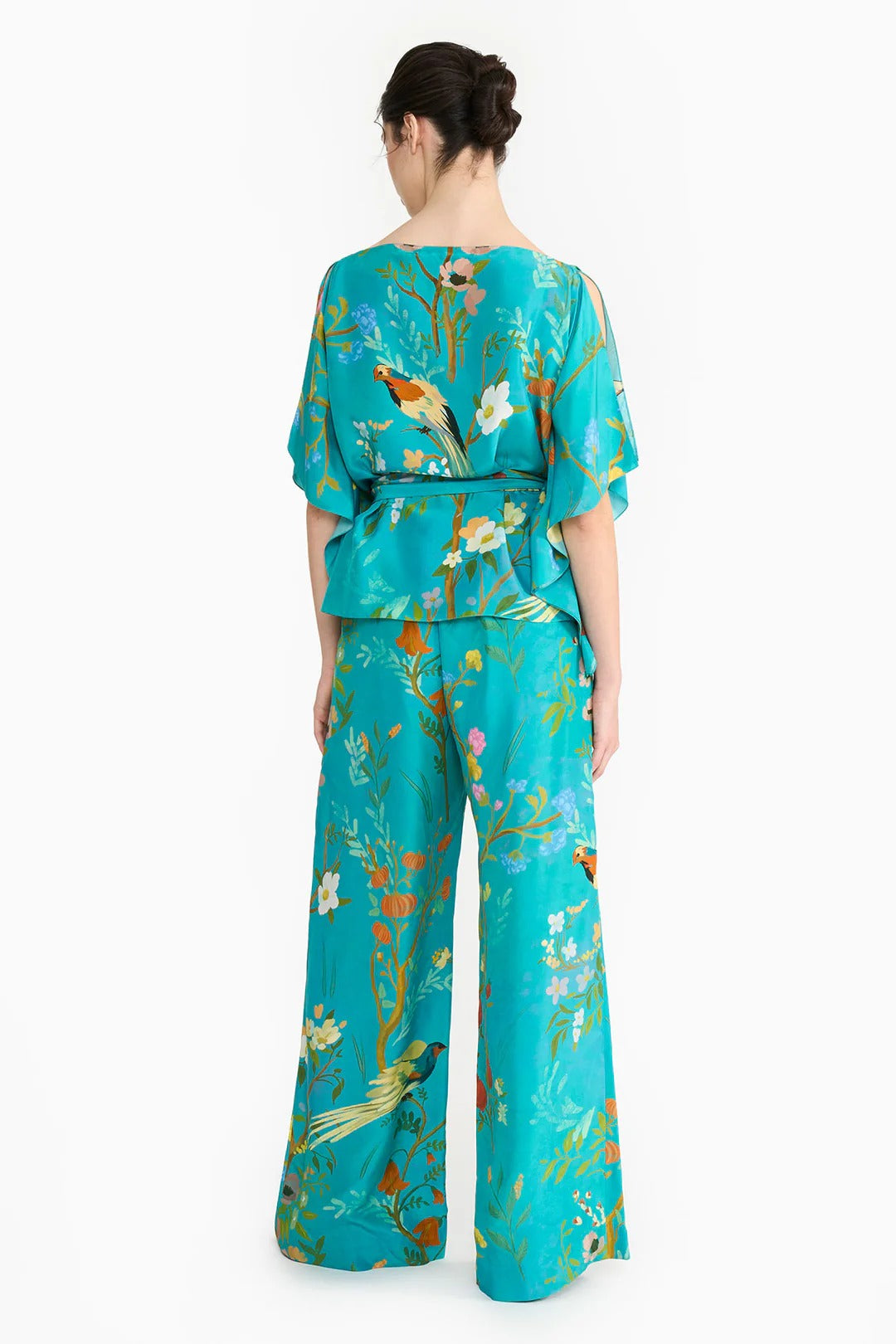 Turquoise Chinoiserie Co-ord Set