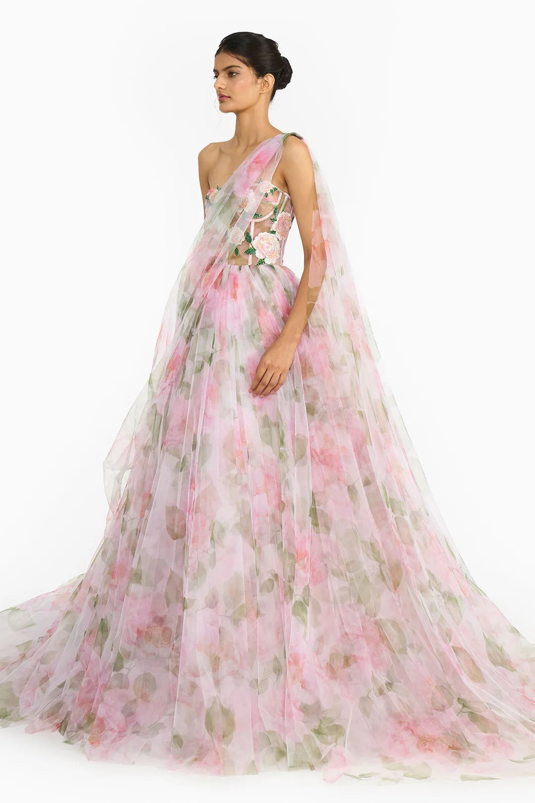 Pink Indian Rose Gown