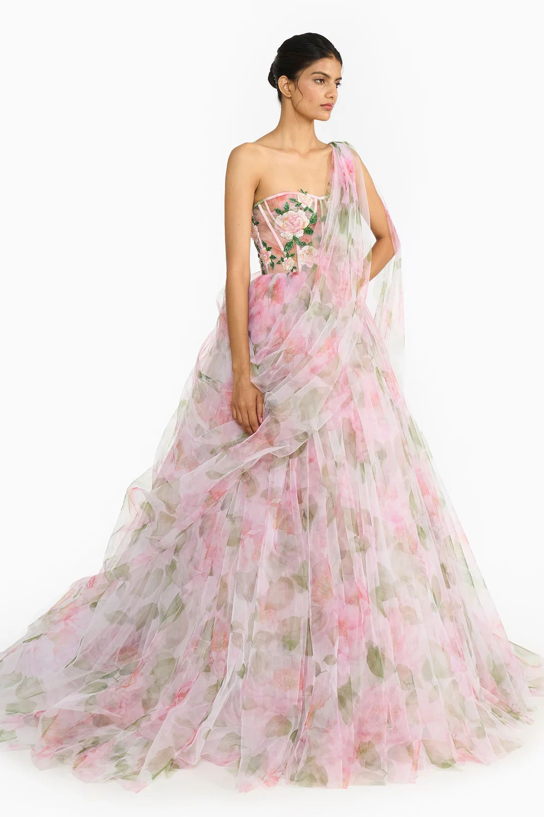 Pink Indian Rose Gown
