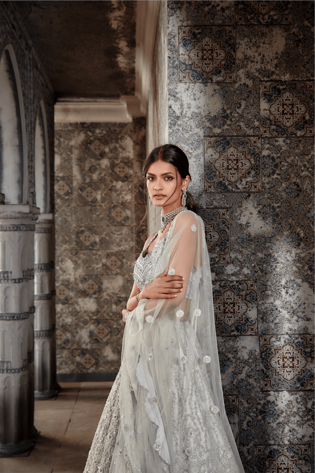 Sage Green Net Ari Leahnga Set