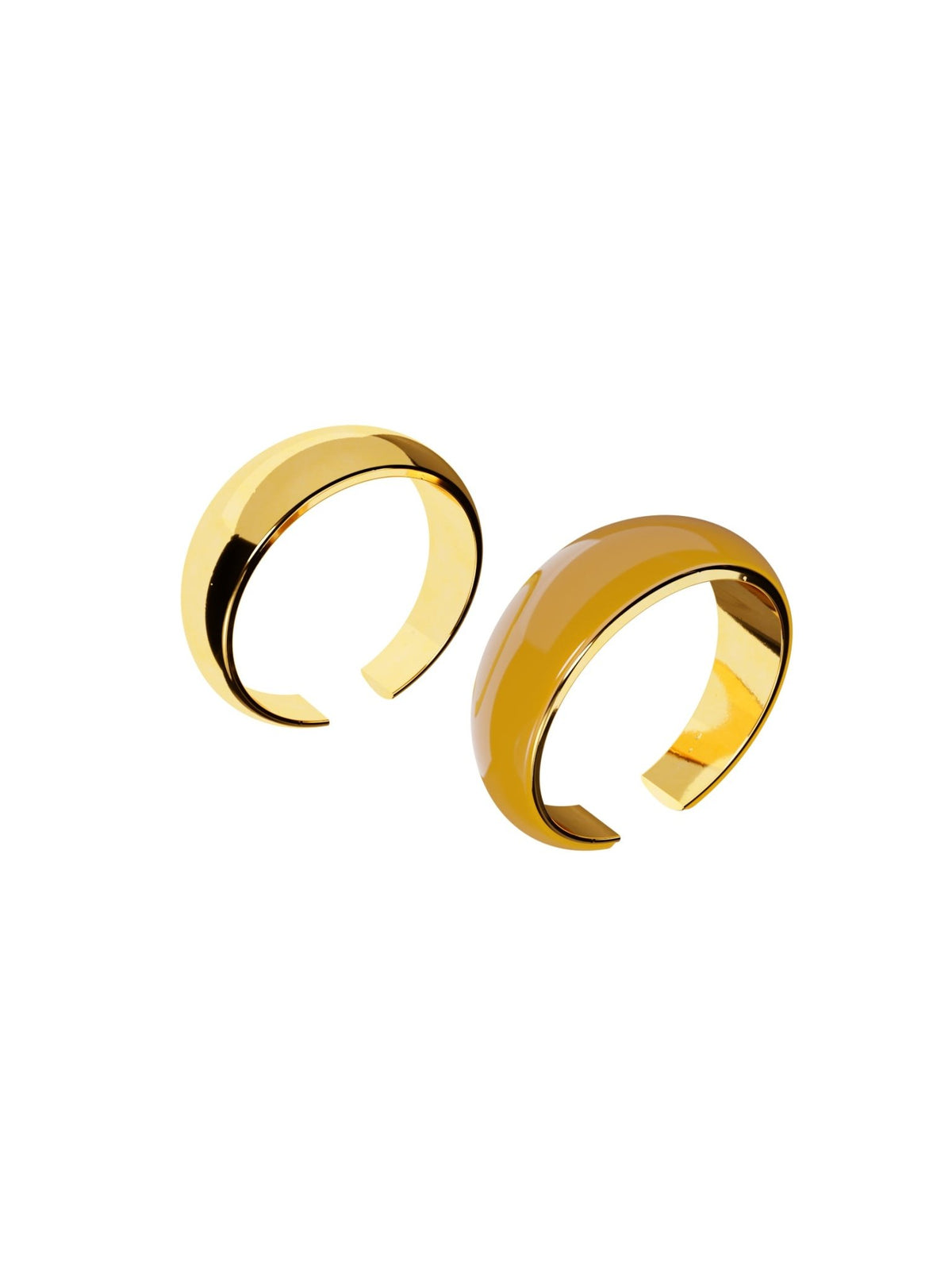 Juicy Snug Earcuffs (set of 2 Enamelled &amp; Gold Cuffs)