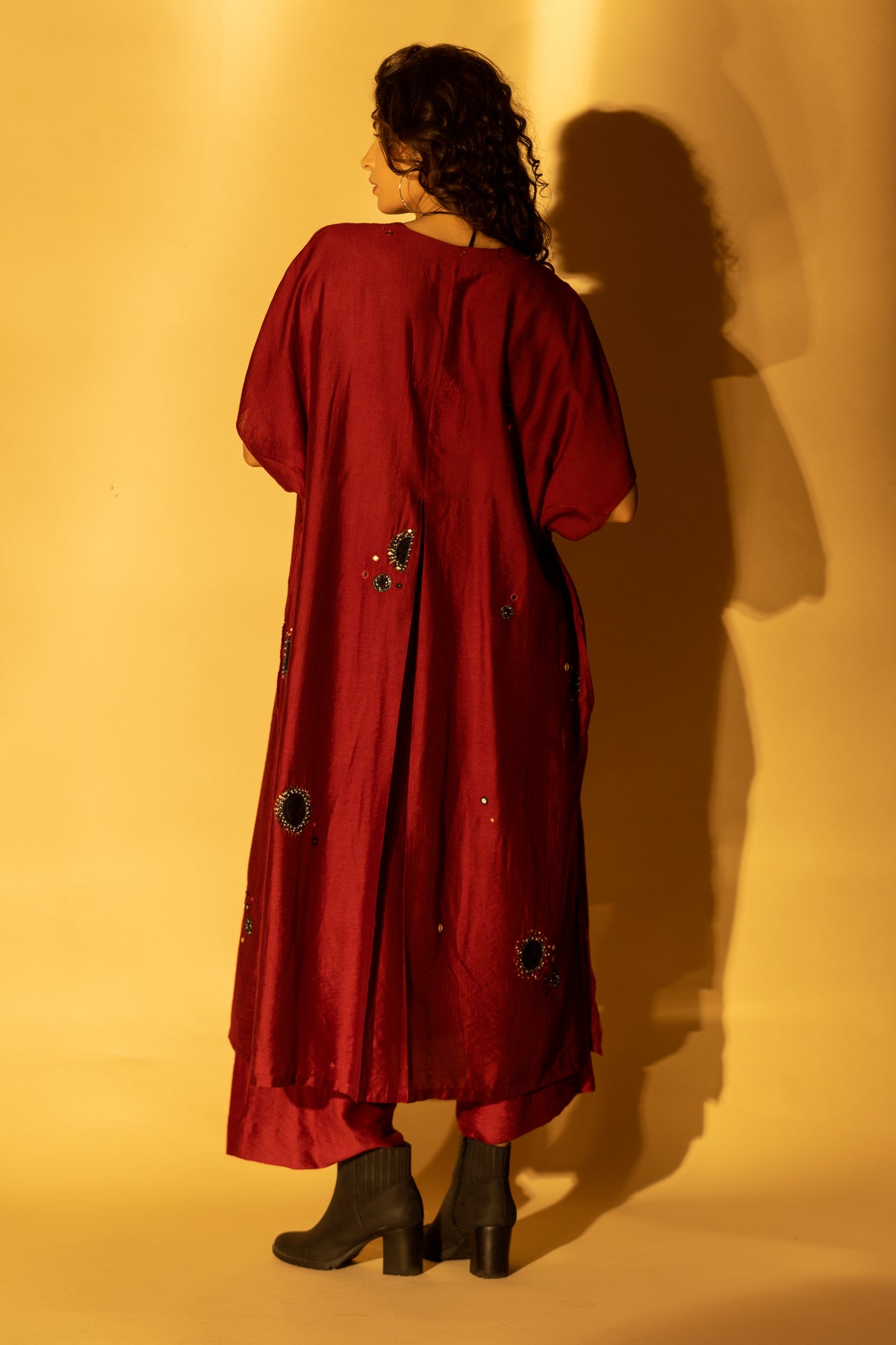 Ruby Red Oriana Kurta Set
