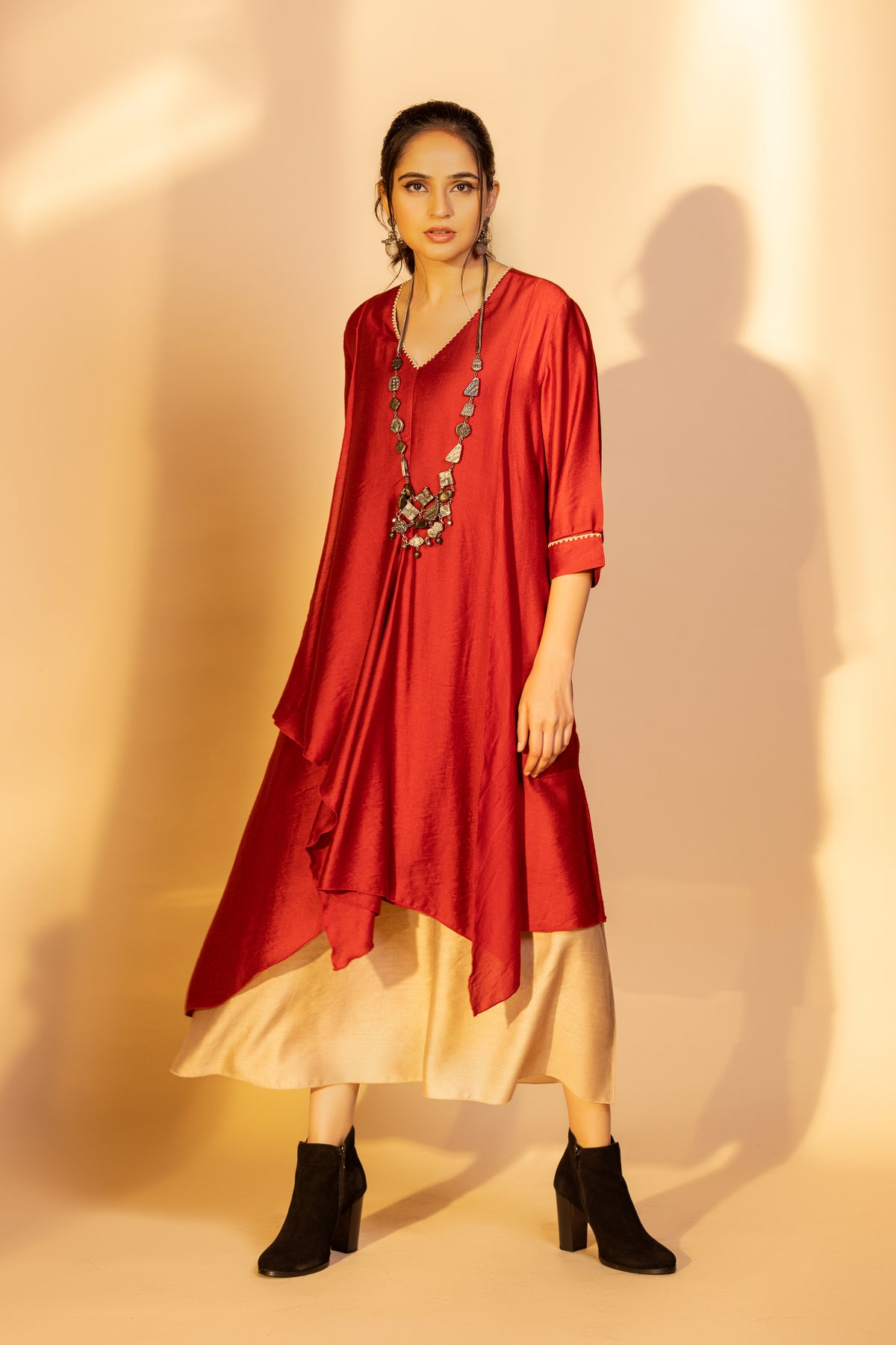 Ruby Red Noori Dress