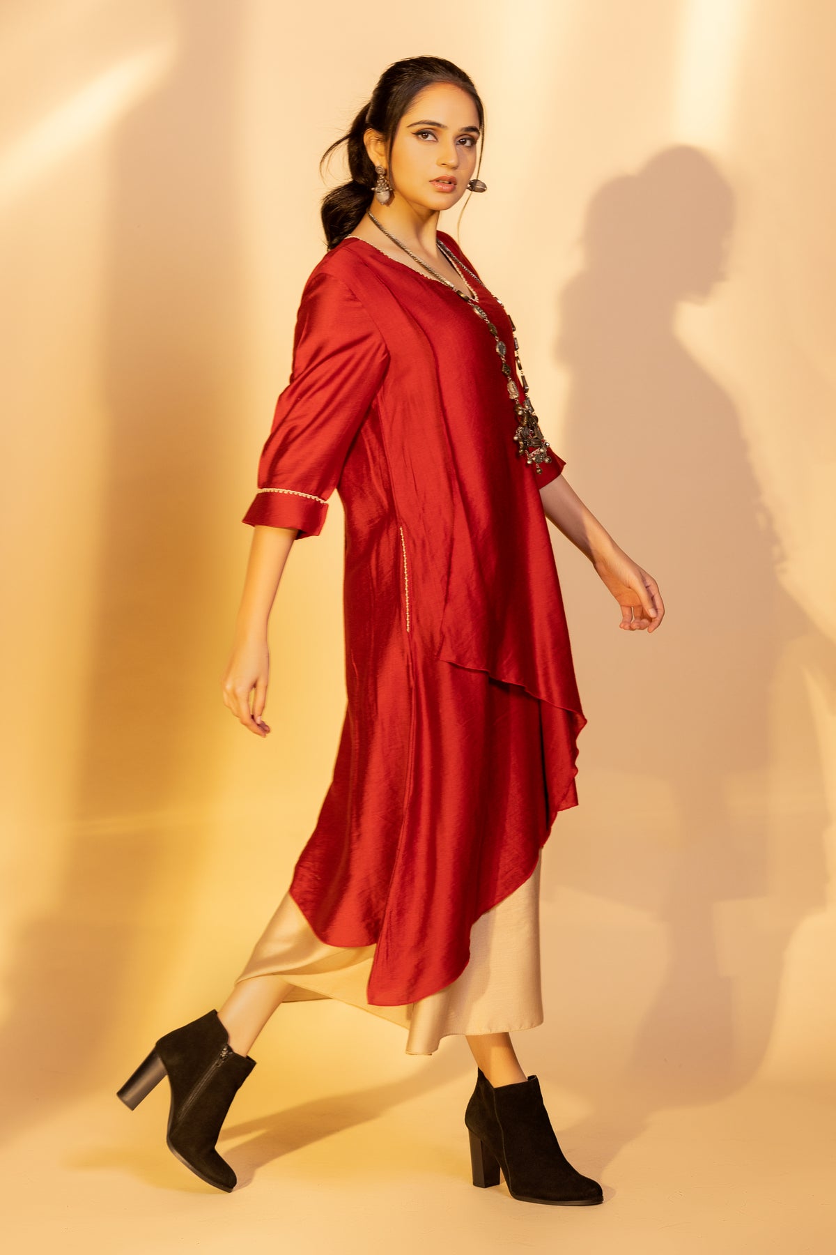 Ruby Red Noori Dress