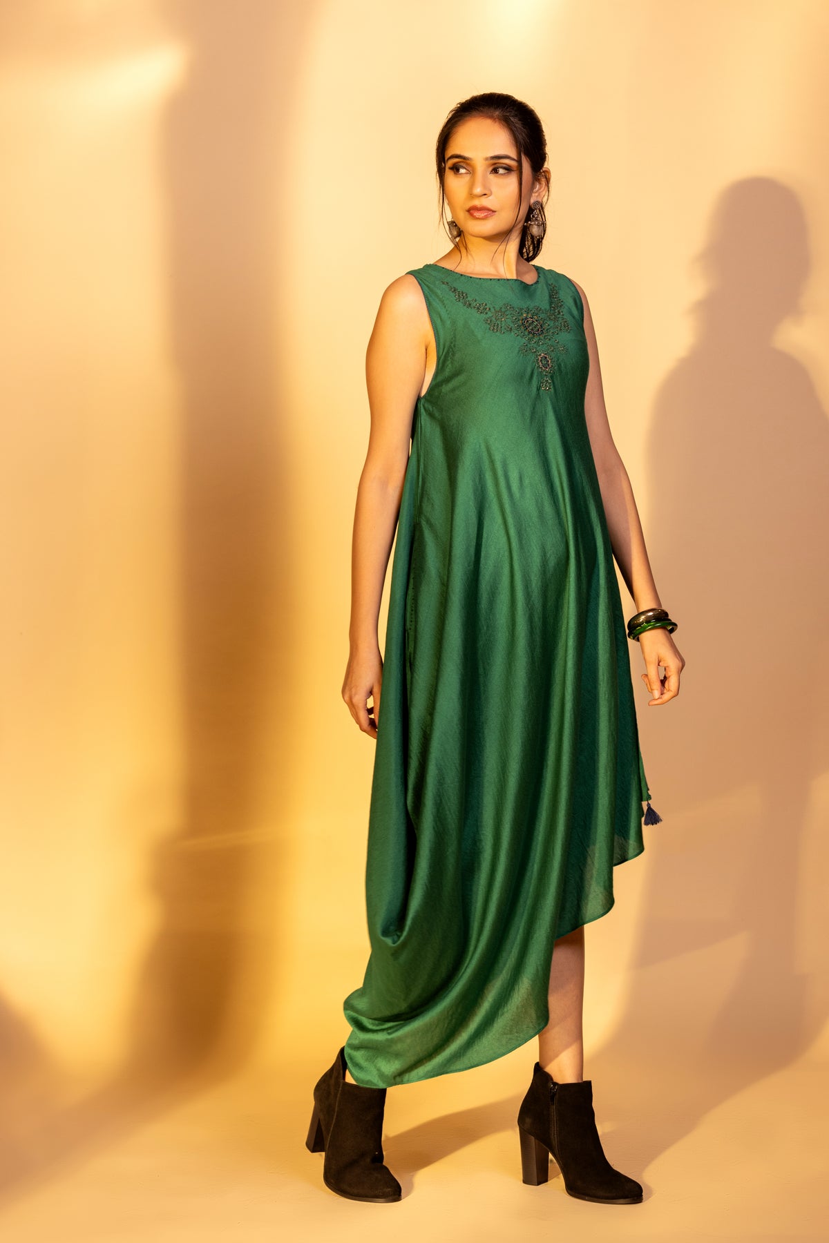 Sapphire Green Mira Dress