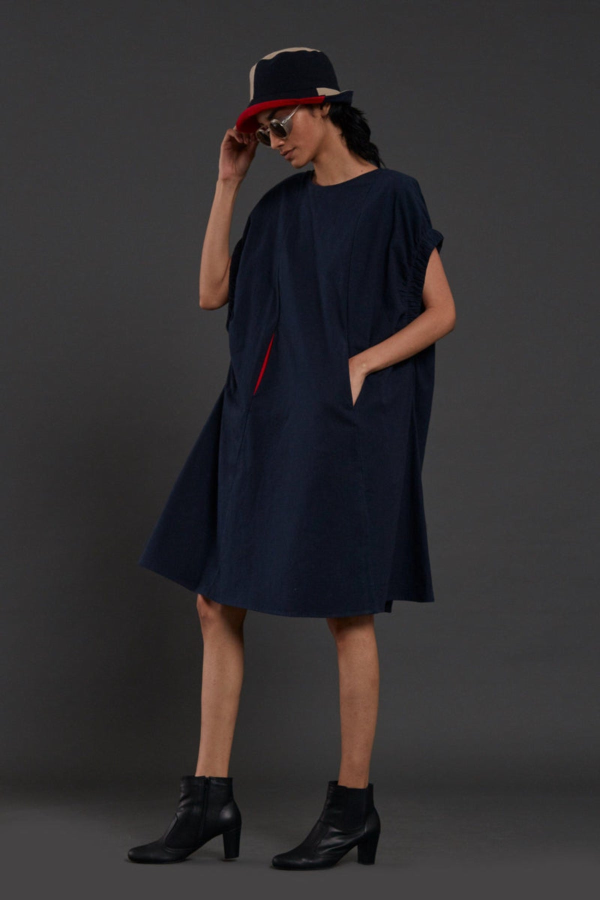 Blue Pocket Dress