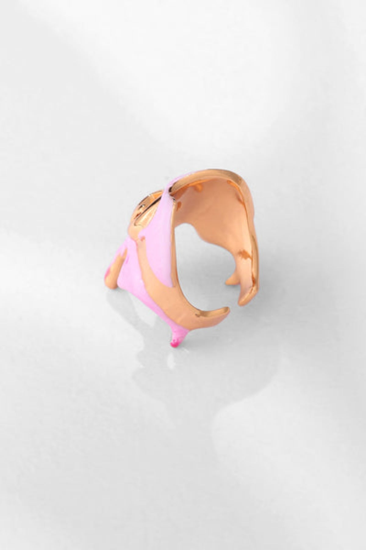 Molten Ring in Bubblegum Pink