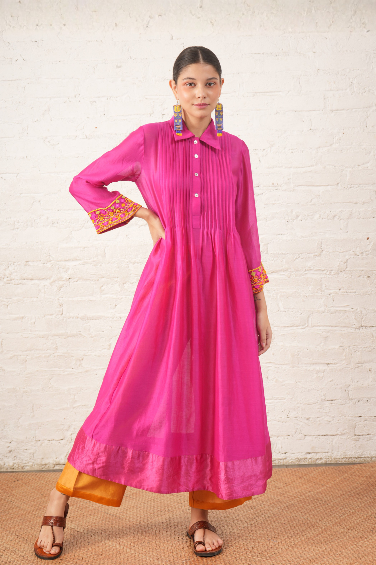 Fuschia Tunic Set