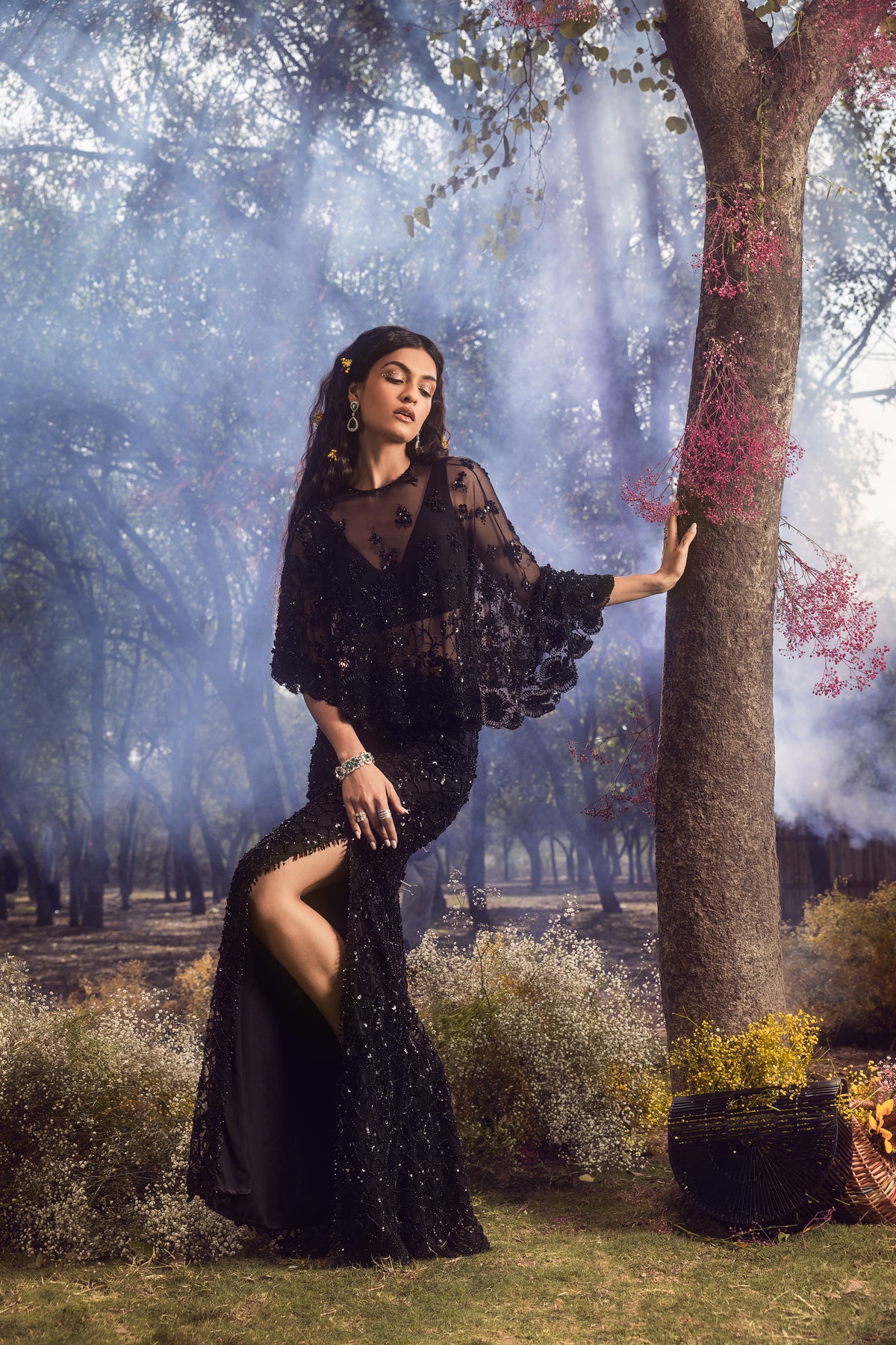Black Cape Set