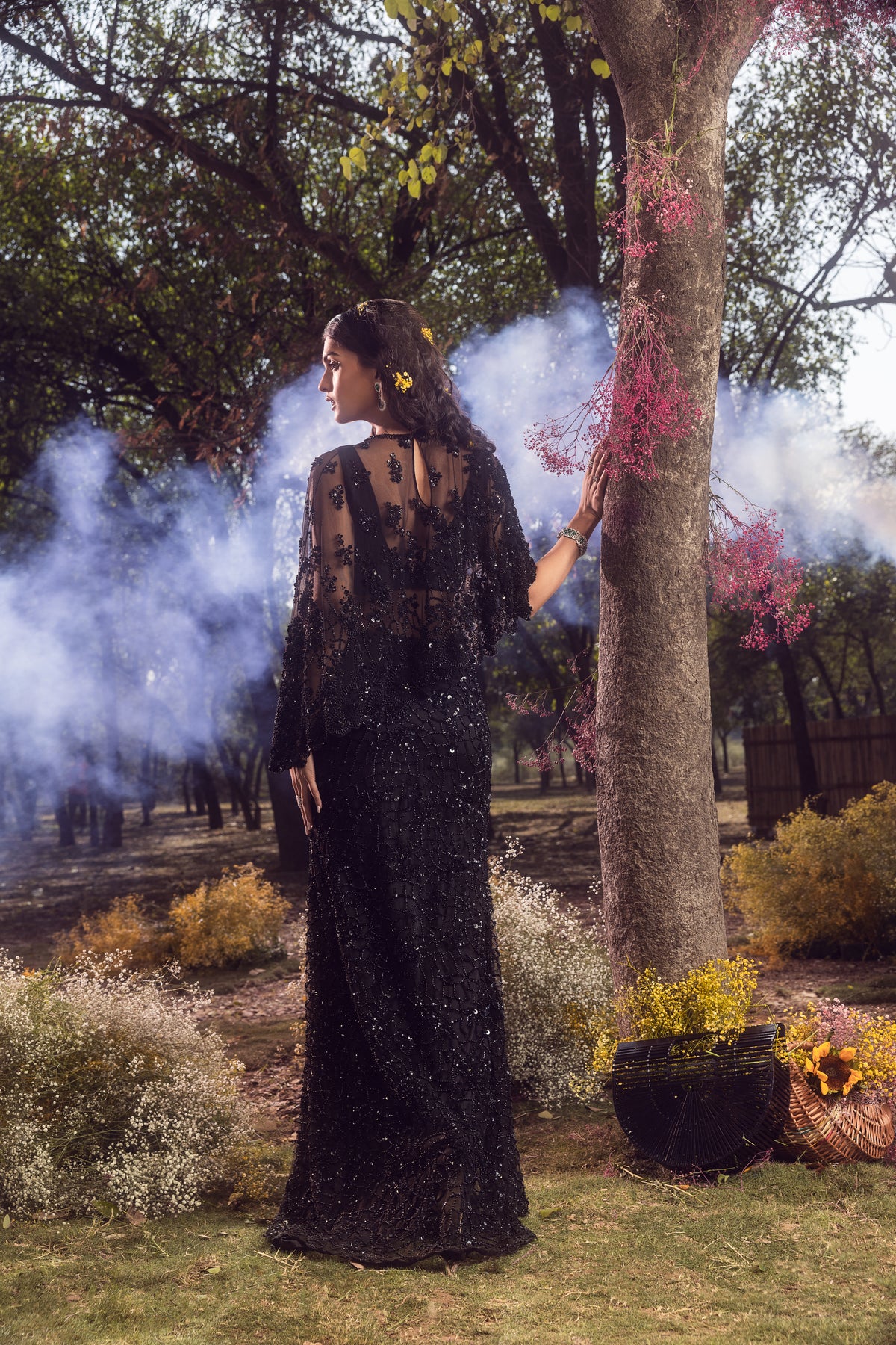 Black Cape Set