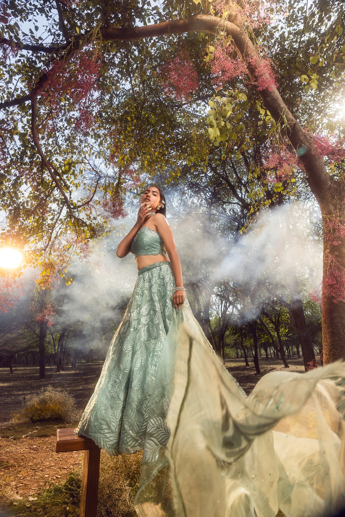 Jade Green Lehenga set