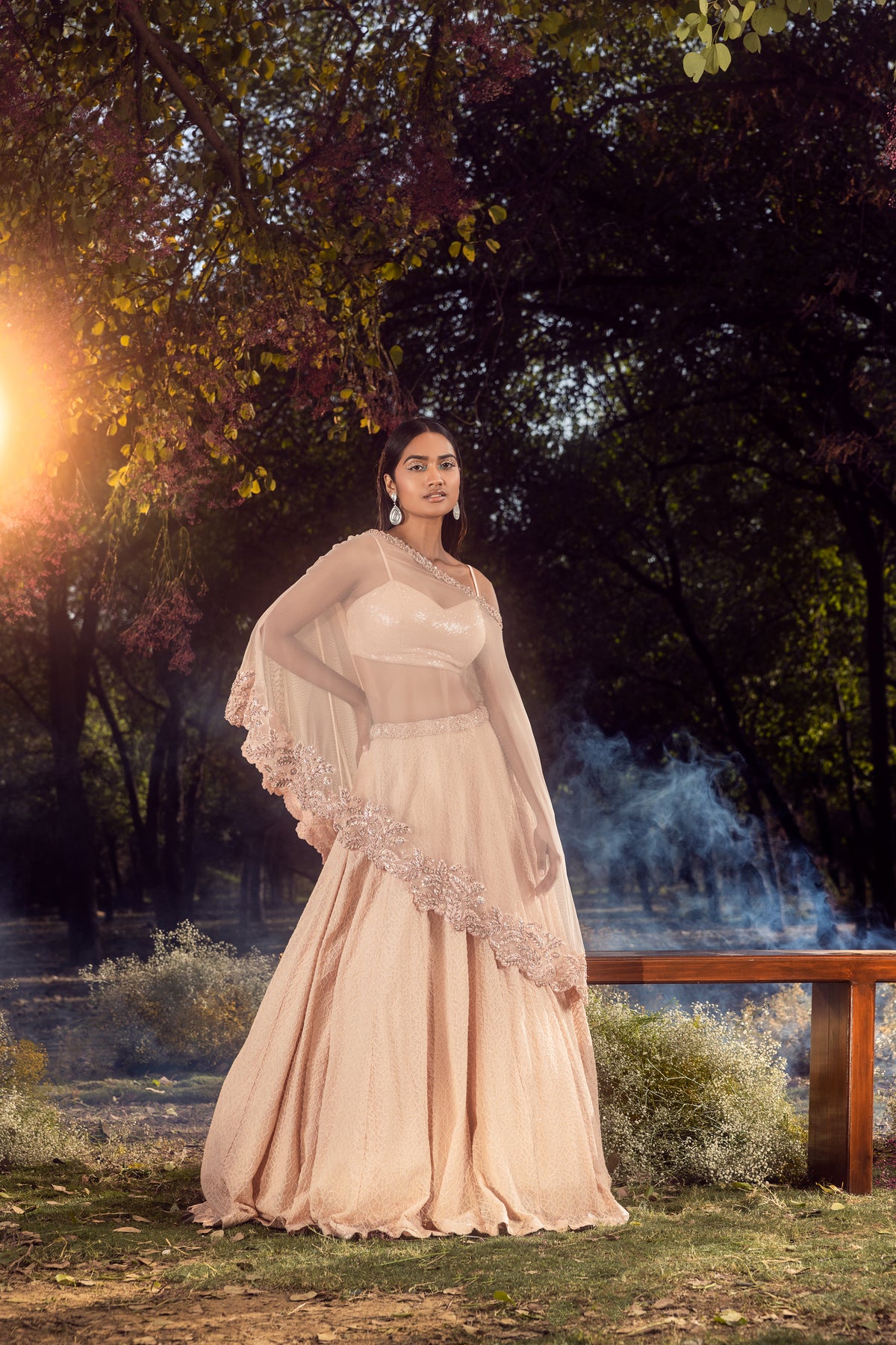 Peach Cape Set