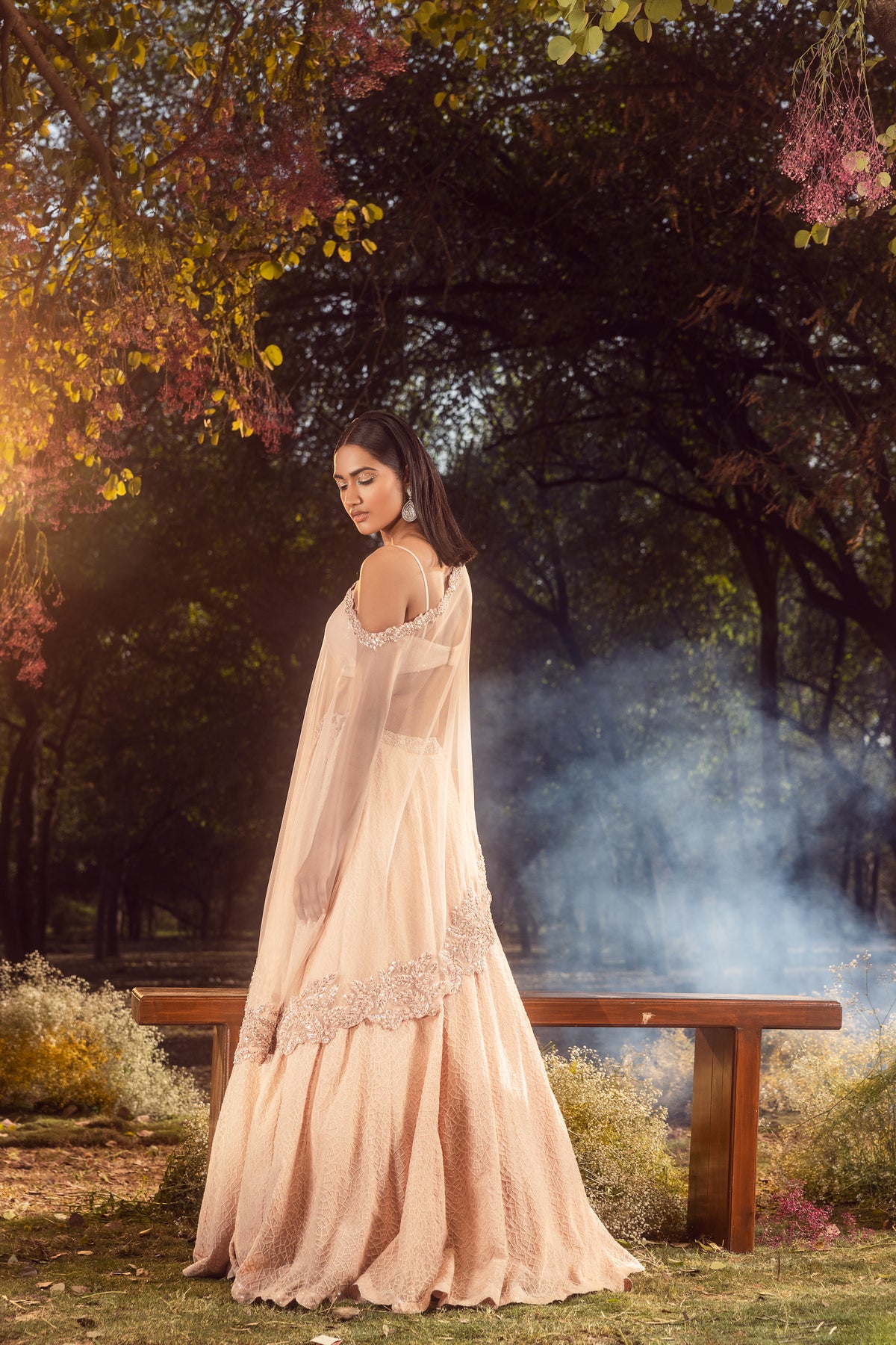 Peach Cape Set