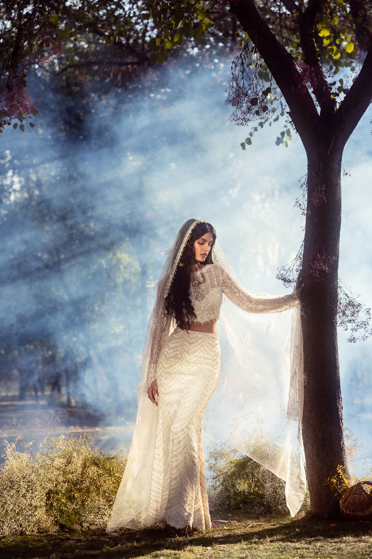 Ivory Skirt Set
