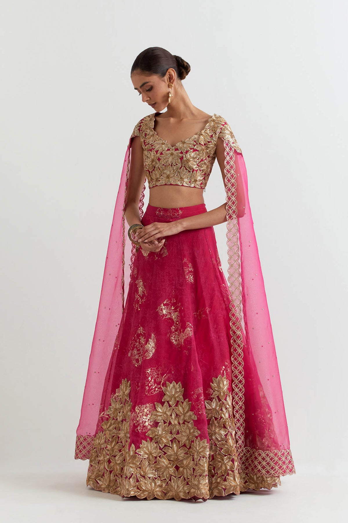 Rosa Gota Embroidered Lehenga Set