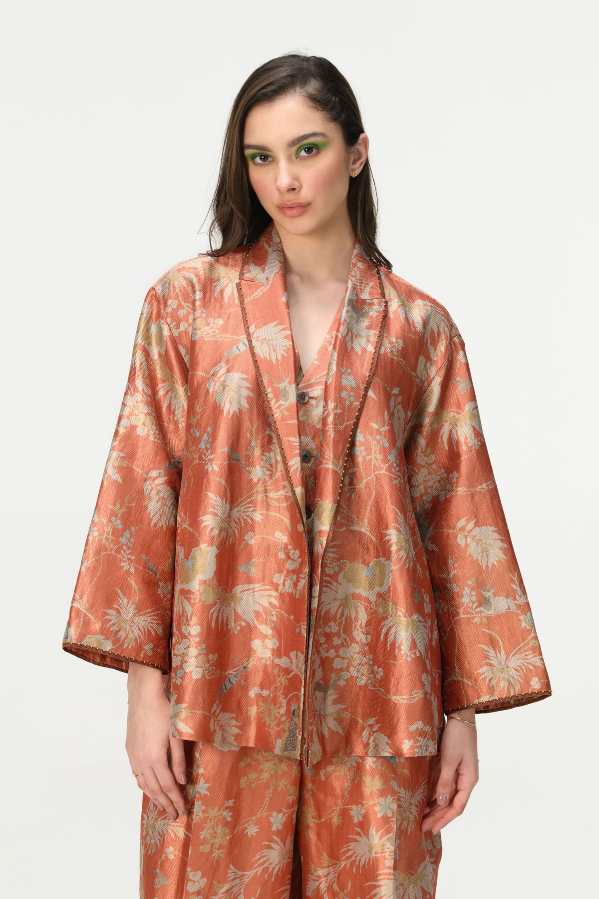 Springforest Coral Cape Coat