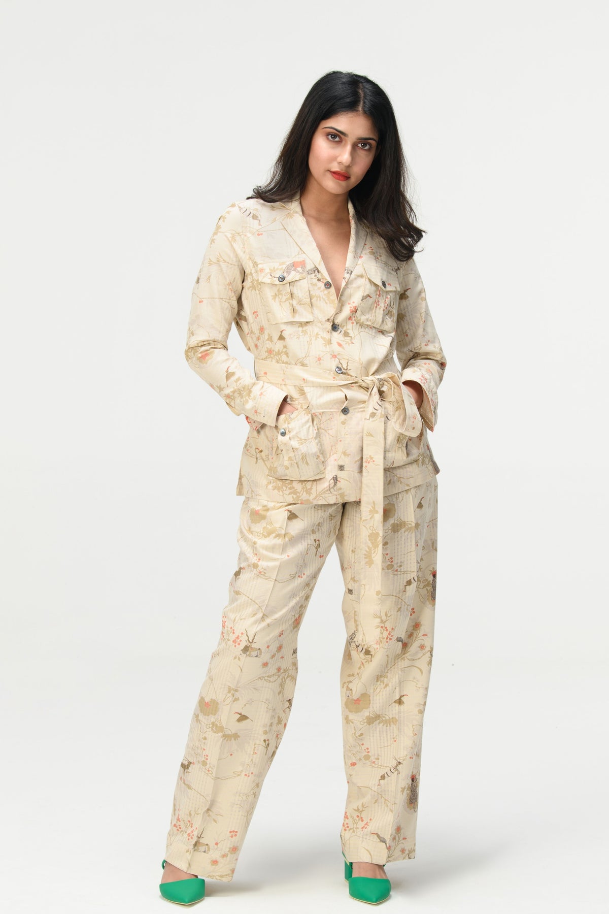 Single Pleated Trousers