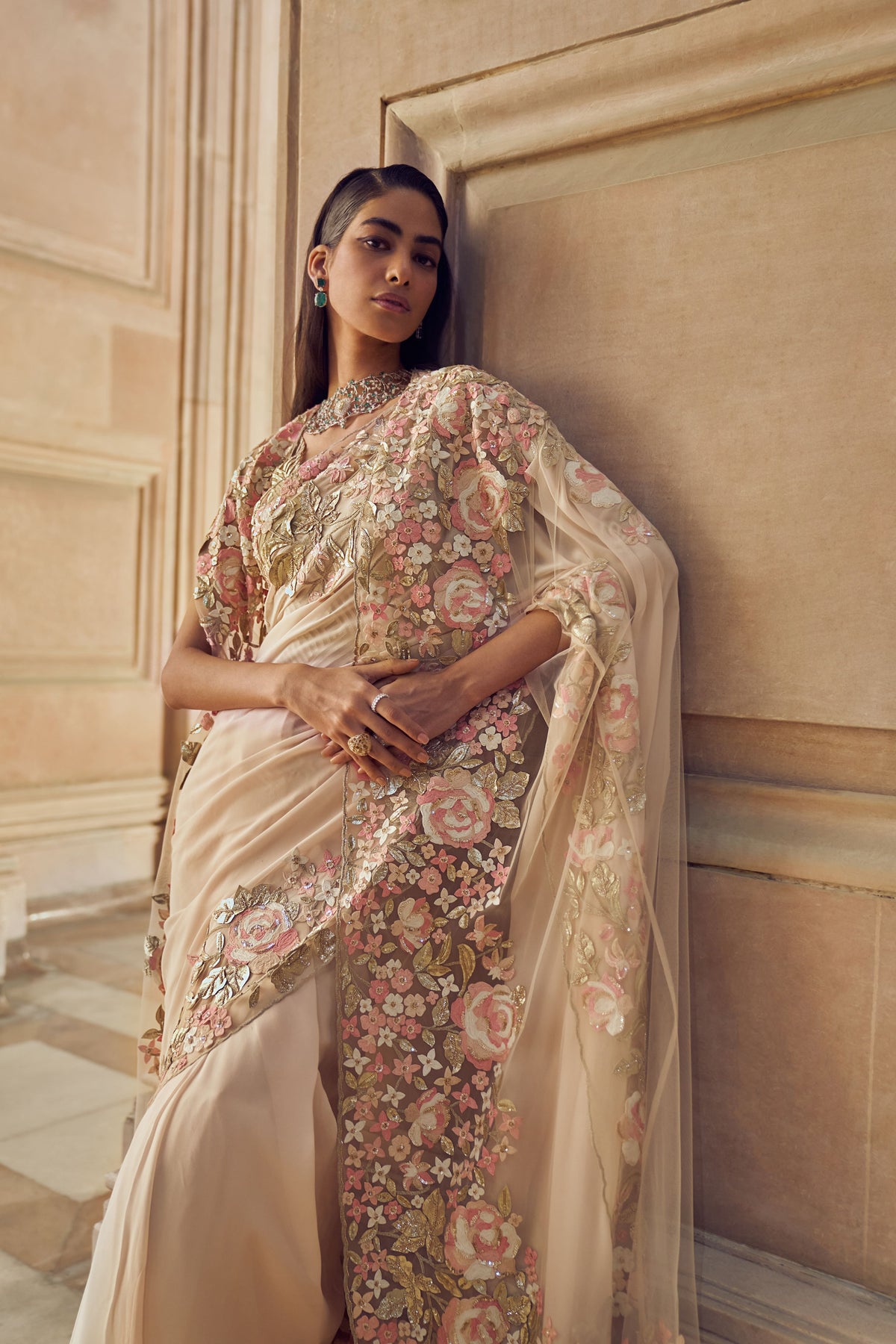 Zora Hand Embellished Saree