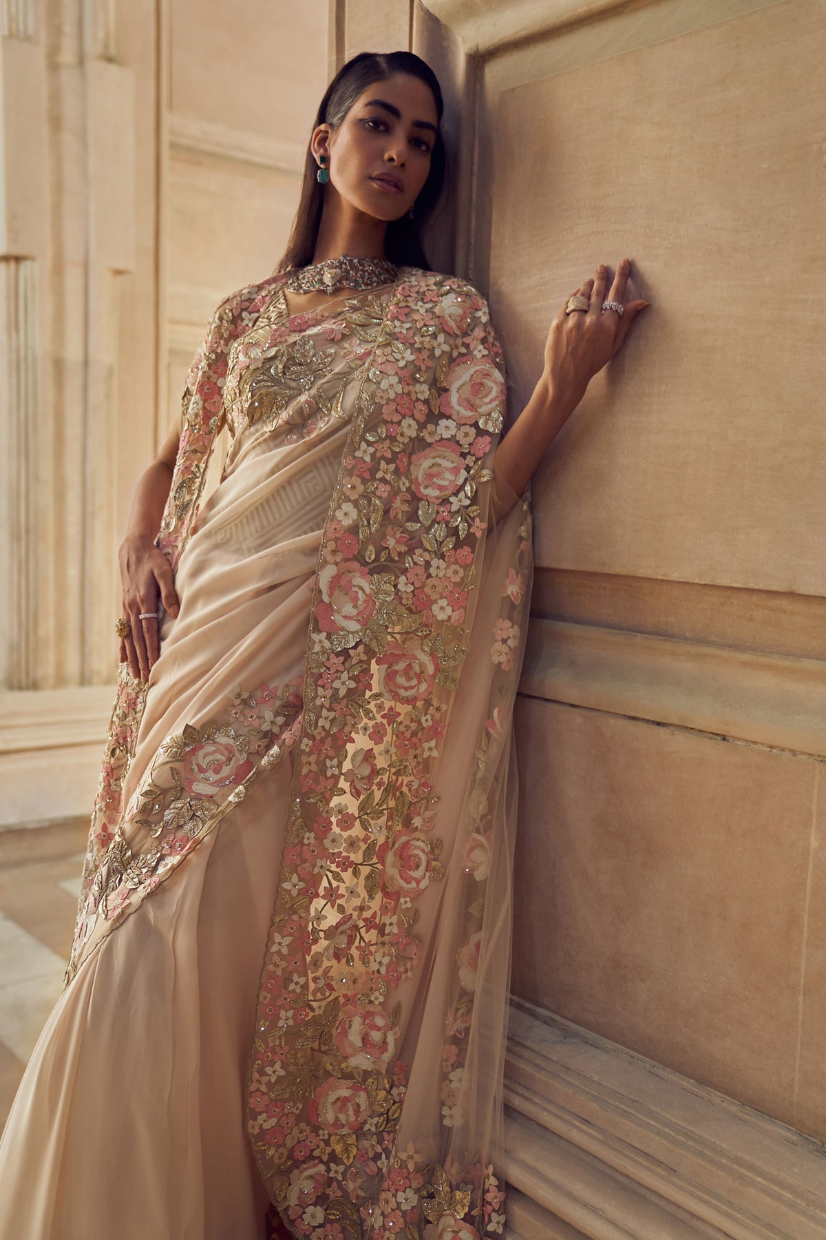 Zora Hand Embellished Saree