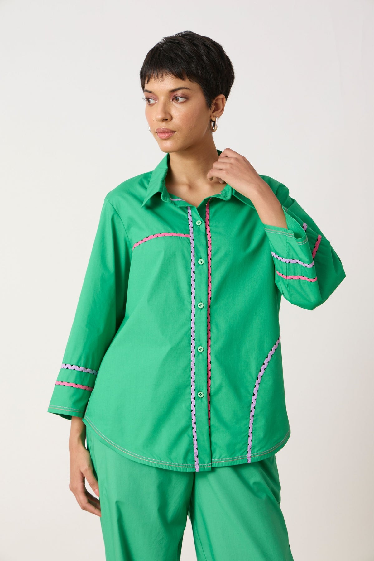 Louisa Island Green Shirt