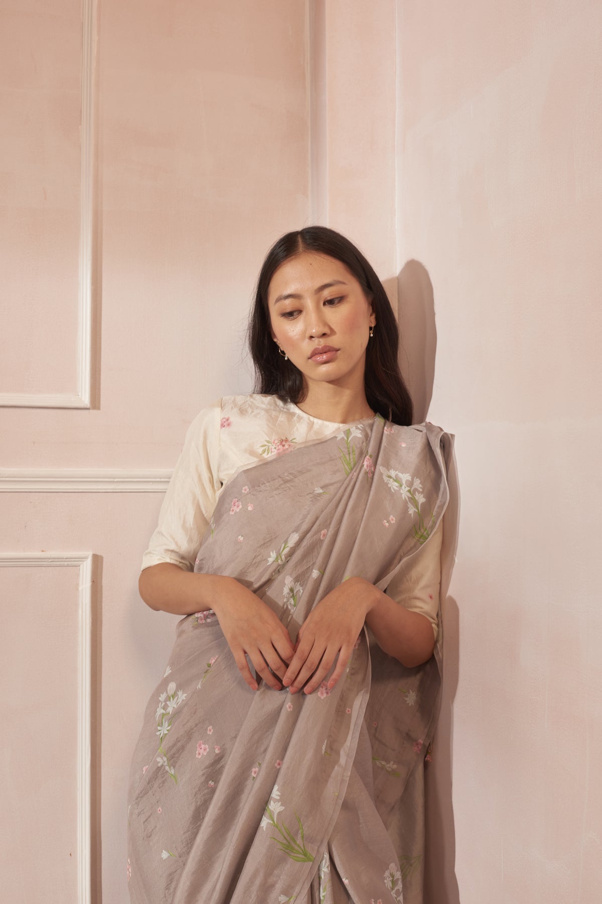 Mulberry silk sari