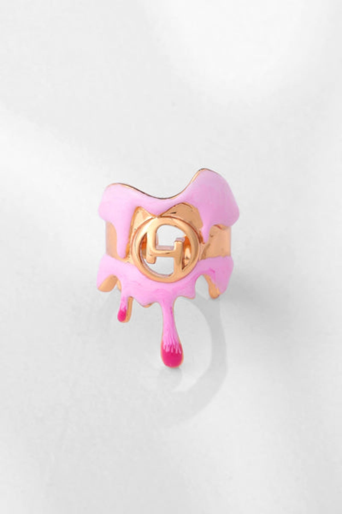 Molten Ring in Bubblegum Pink