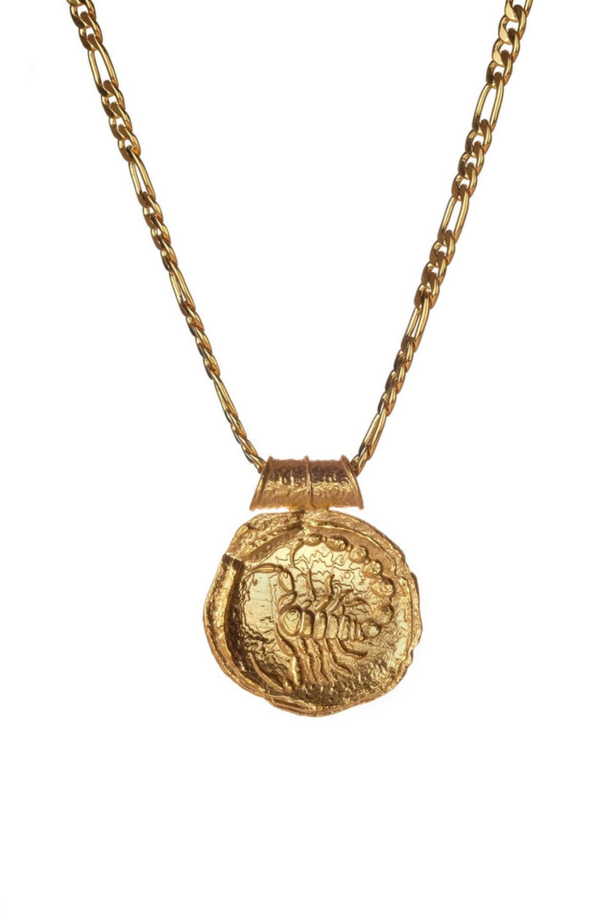 Scorpio Zodiac Gold Pendant