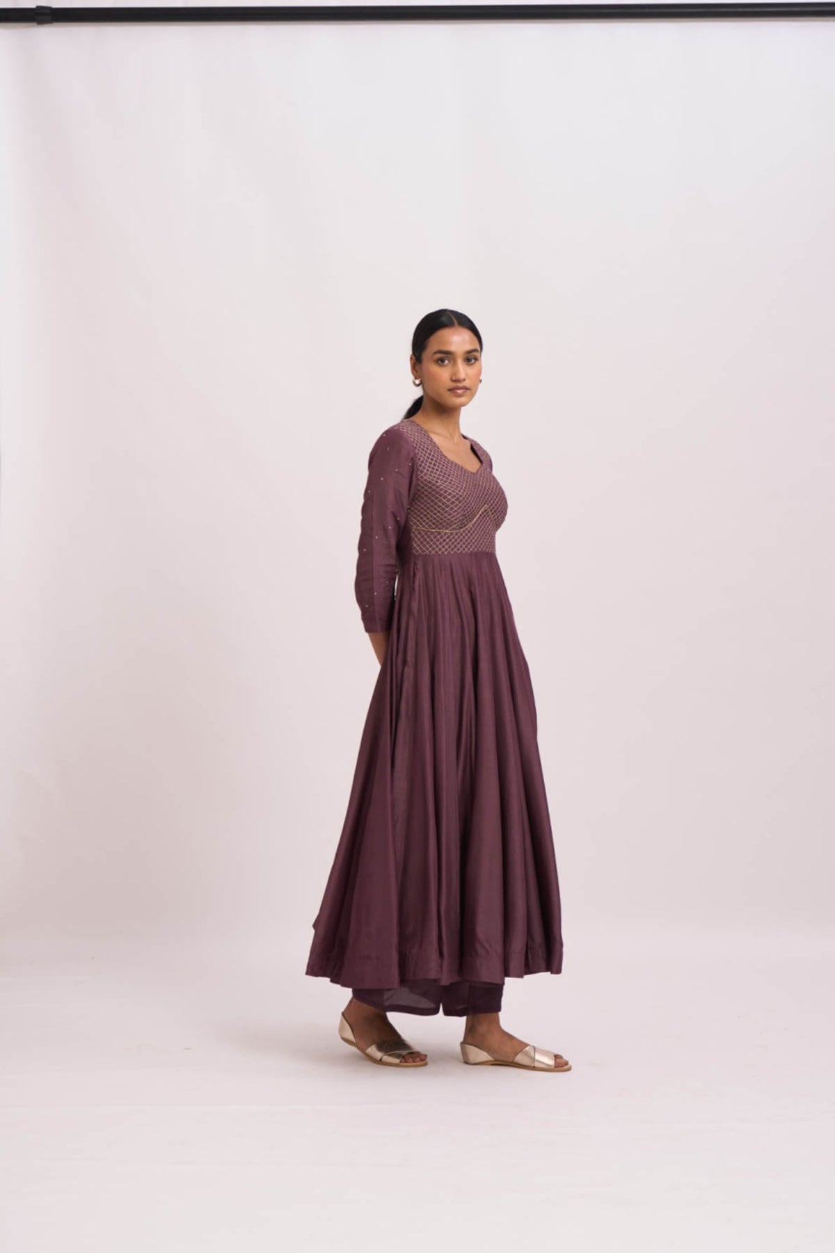 Lavani old wine kurta set