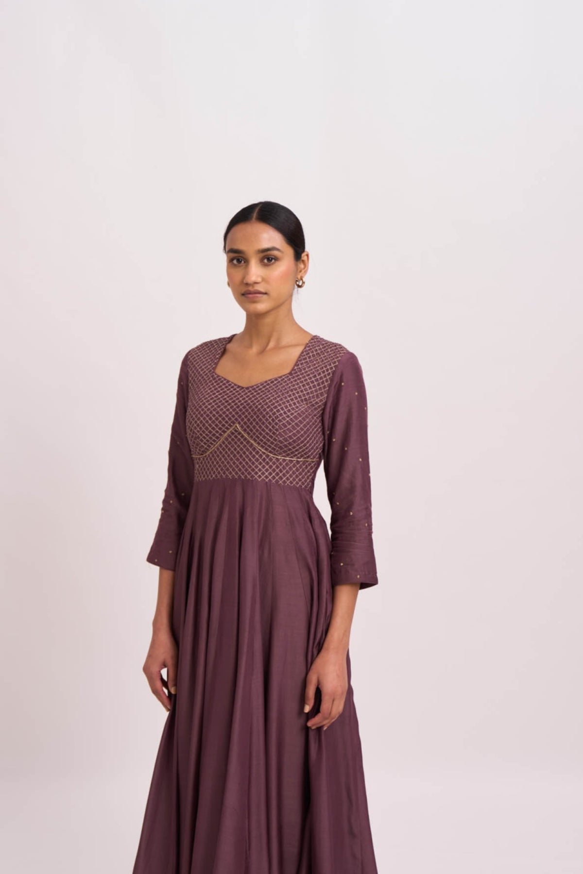 Lavani old wine kurta set