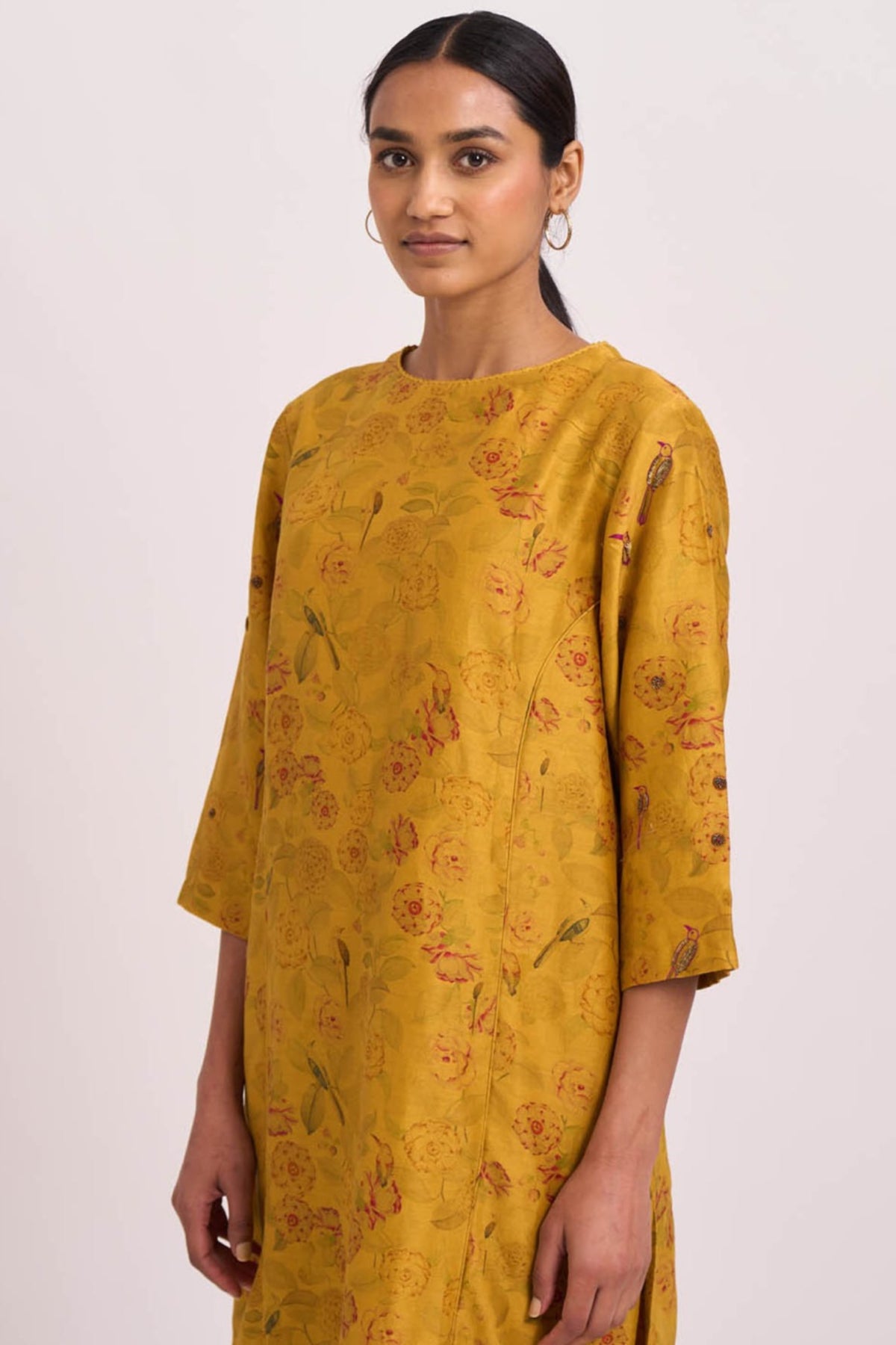 Mustard kurta set