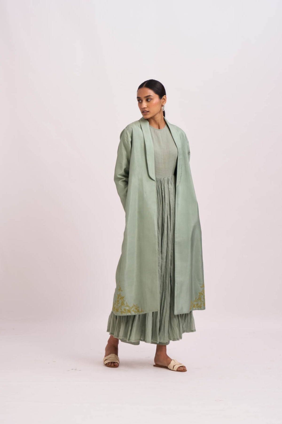 Navya light green jacket