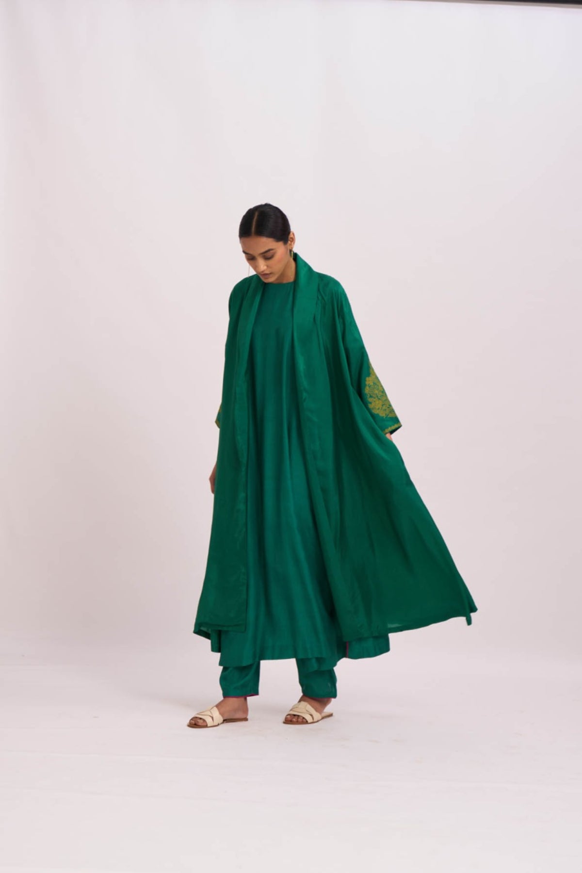 Pakhi dust green jacket