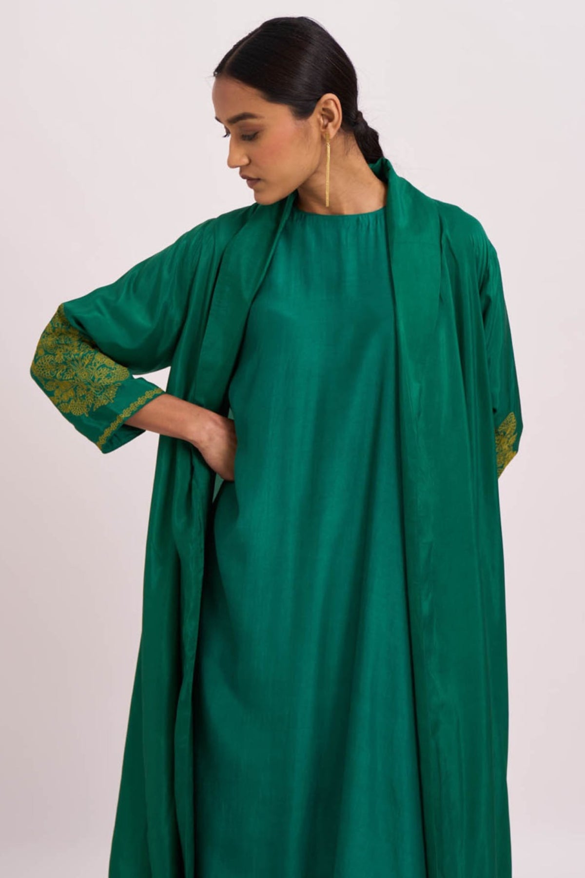 Pakhi dust green jacket