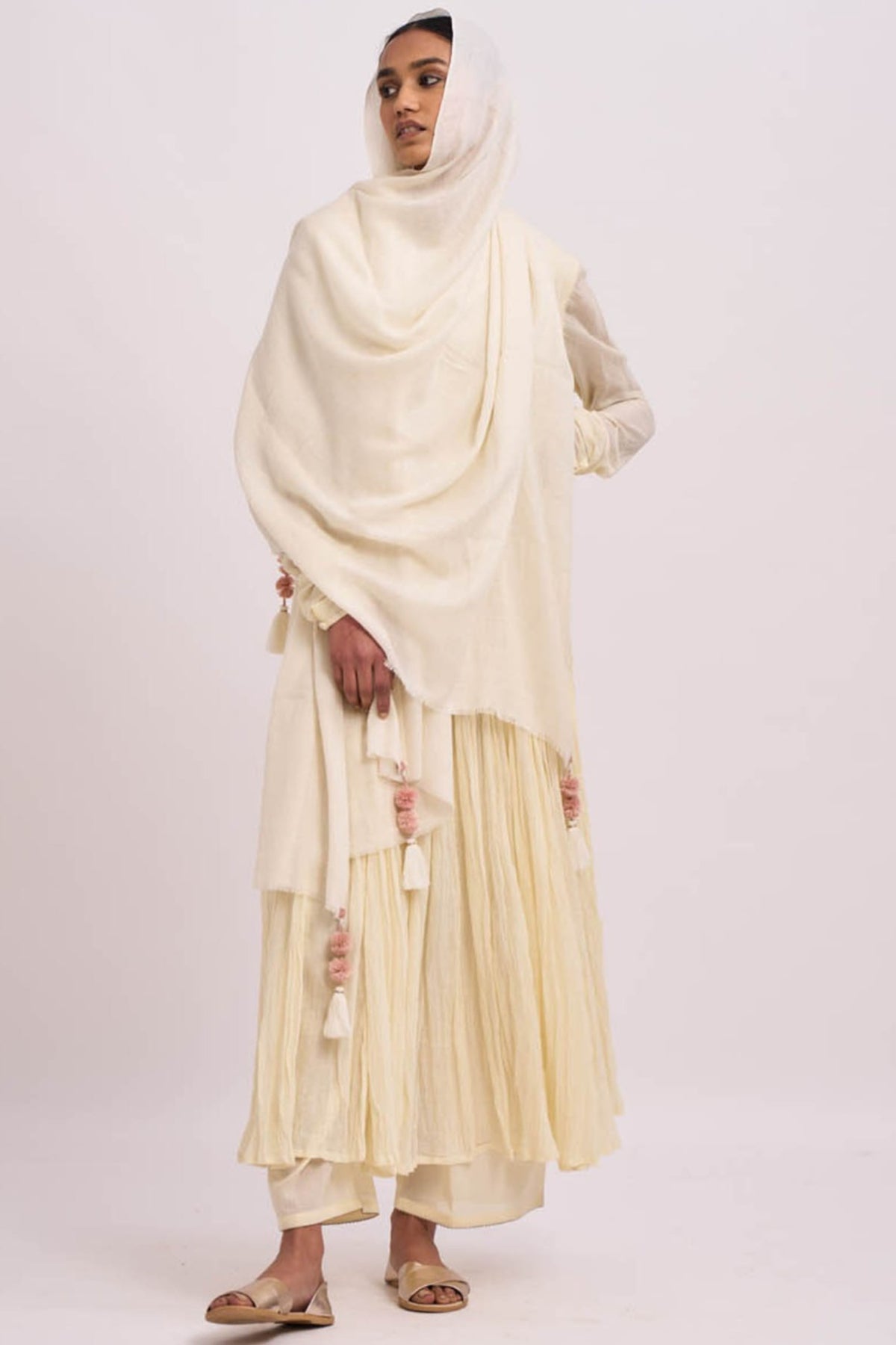 Ivory shawl