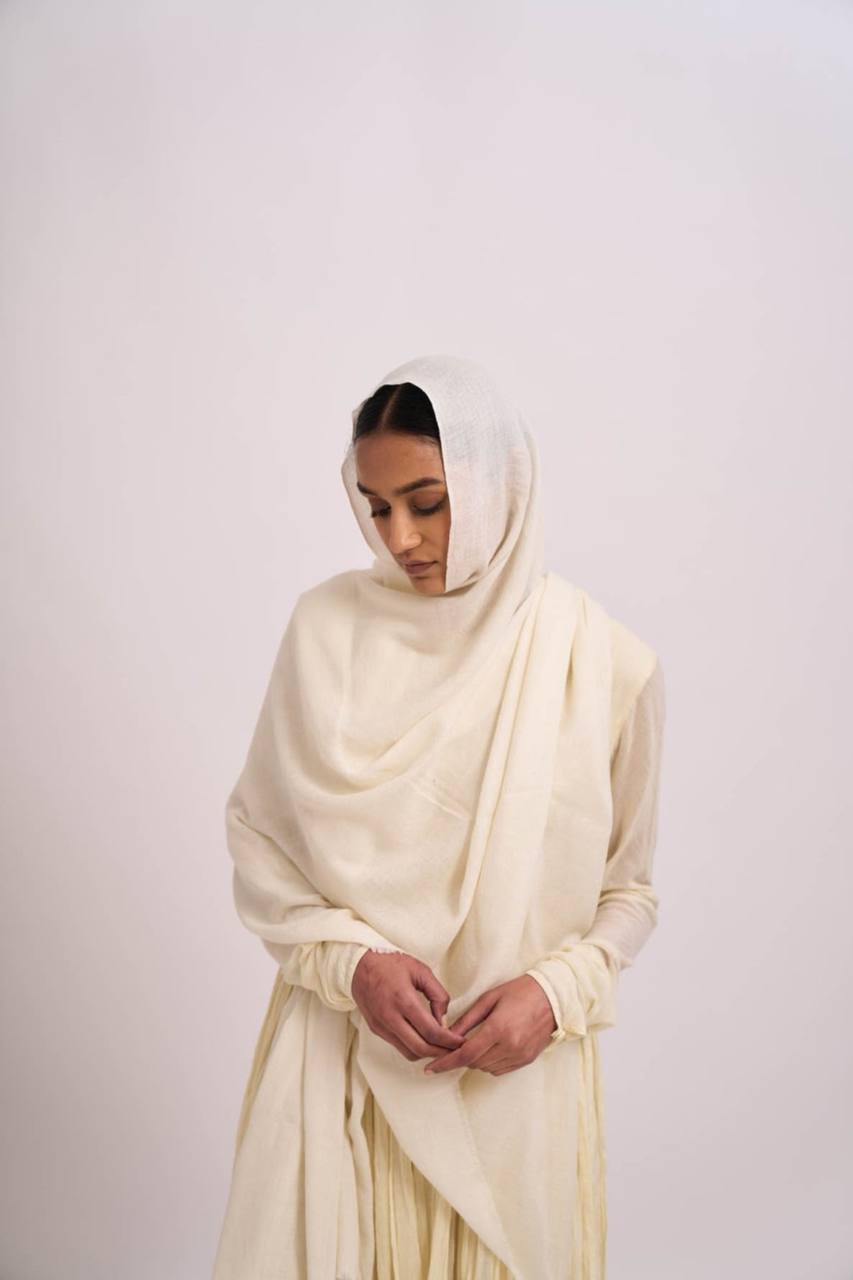 Ivory shawl