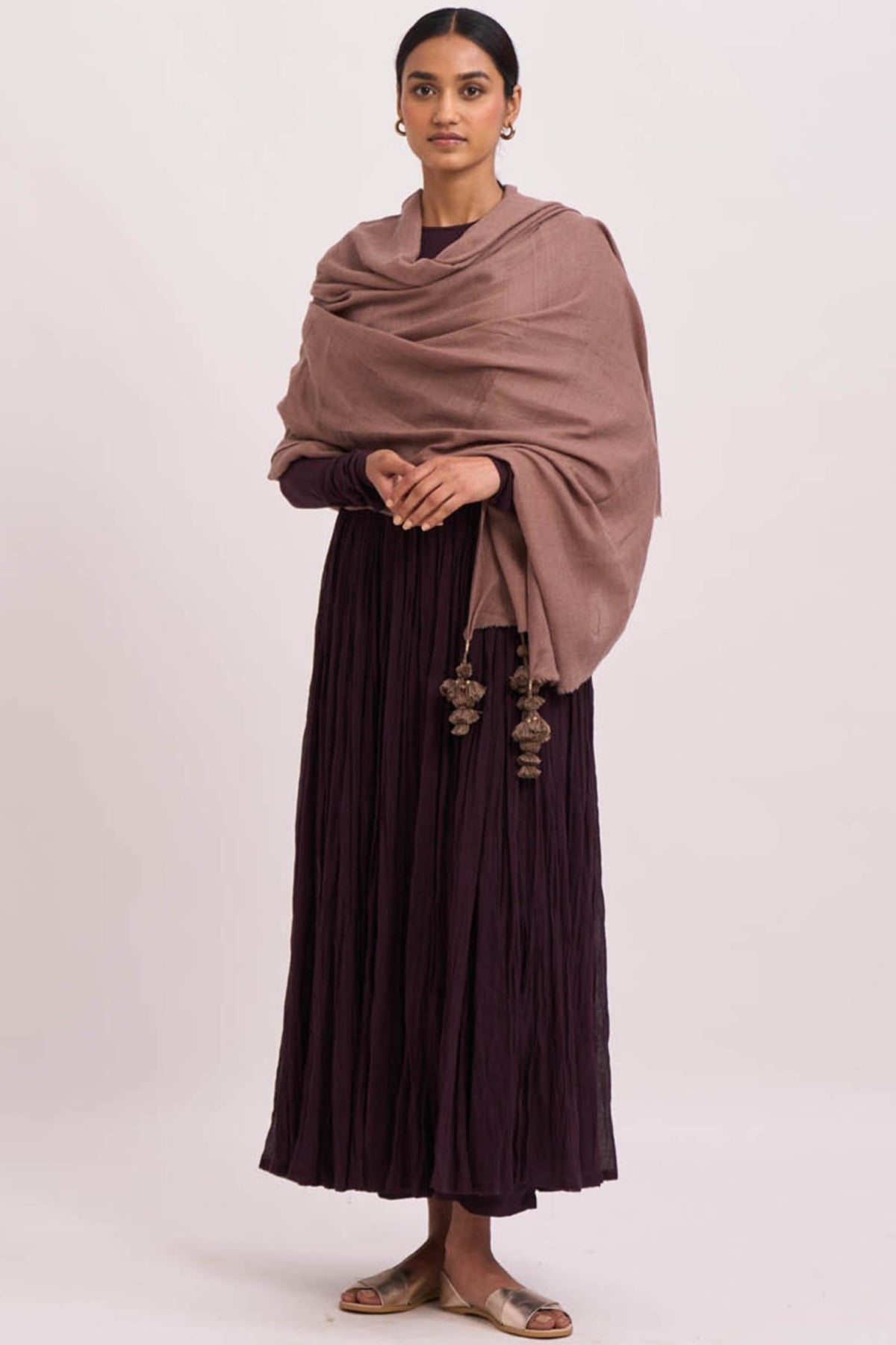 Brown shawl