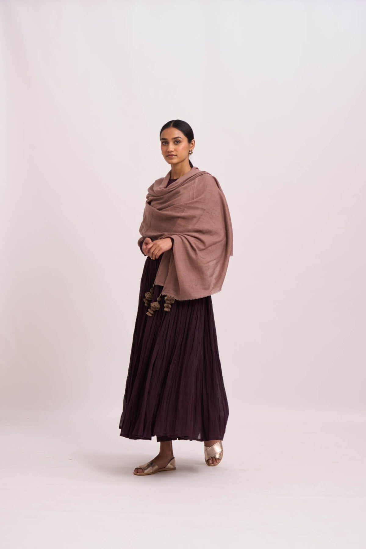 Brown shawl
