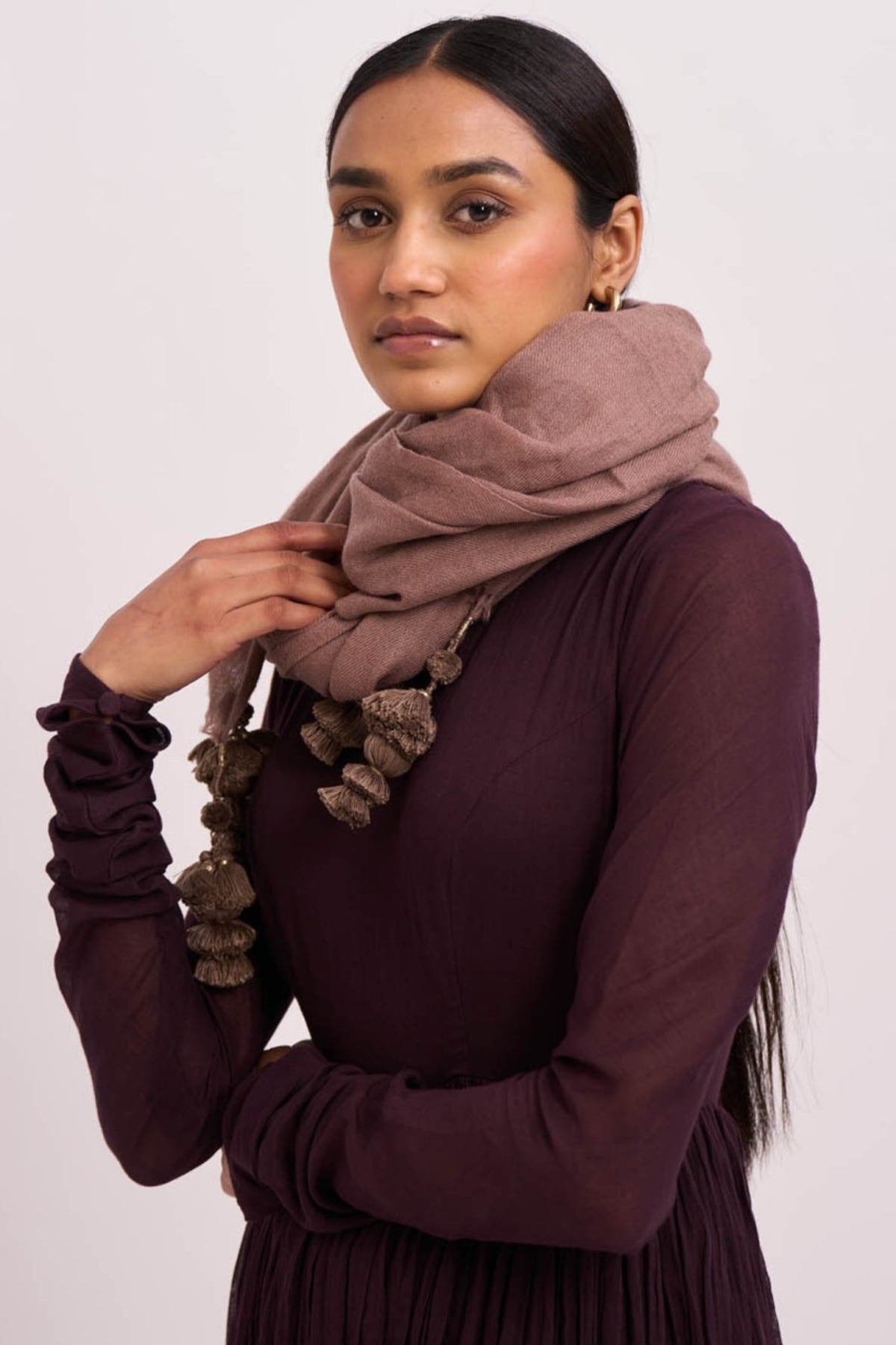 Brown shawl