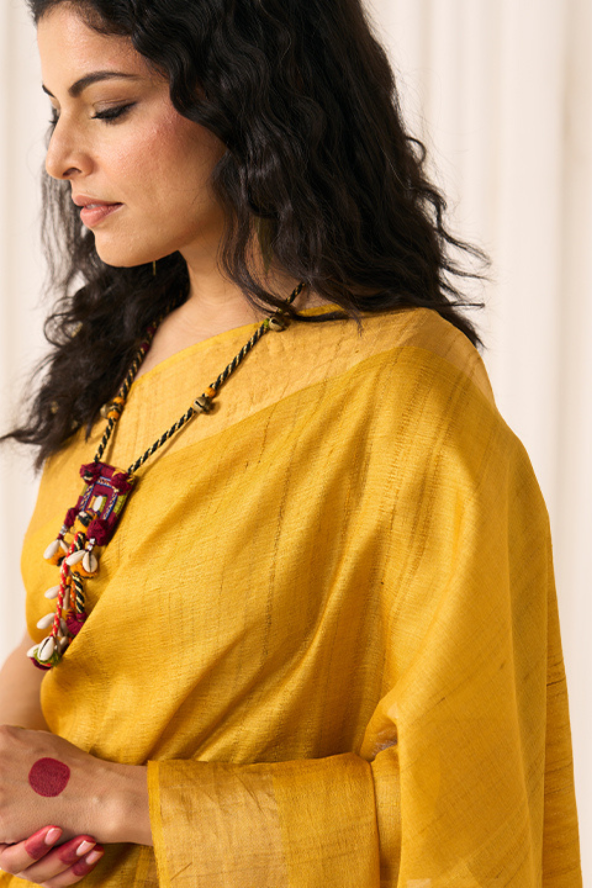 Mustard Sandhya Saree