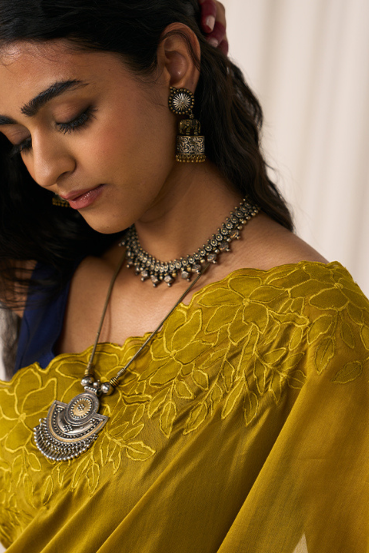 Green Chameli Saree
