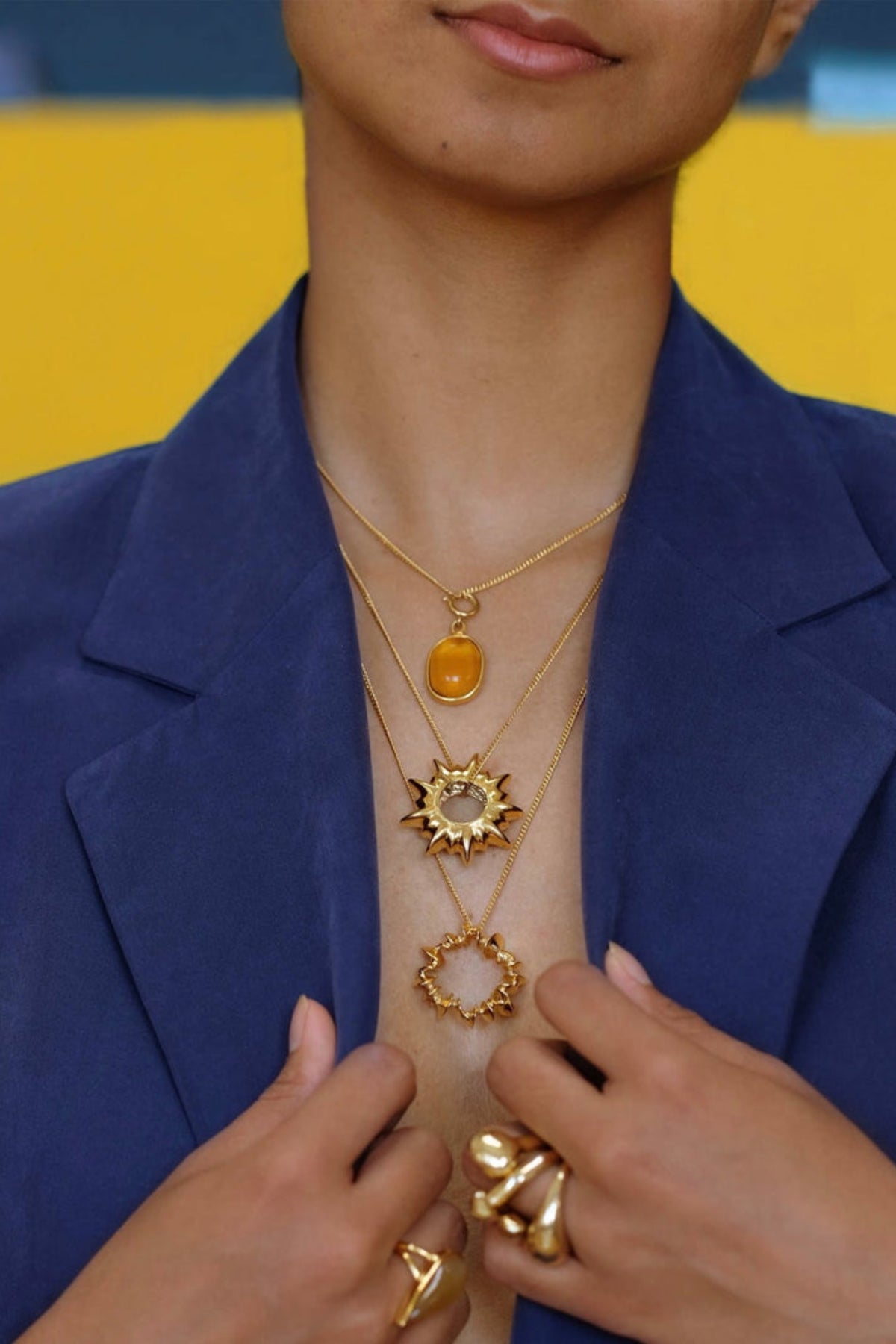 Sun Stud Necklace