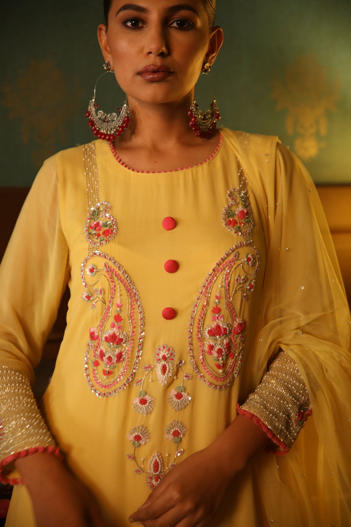 Sunshine yellow kurta set