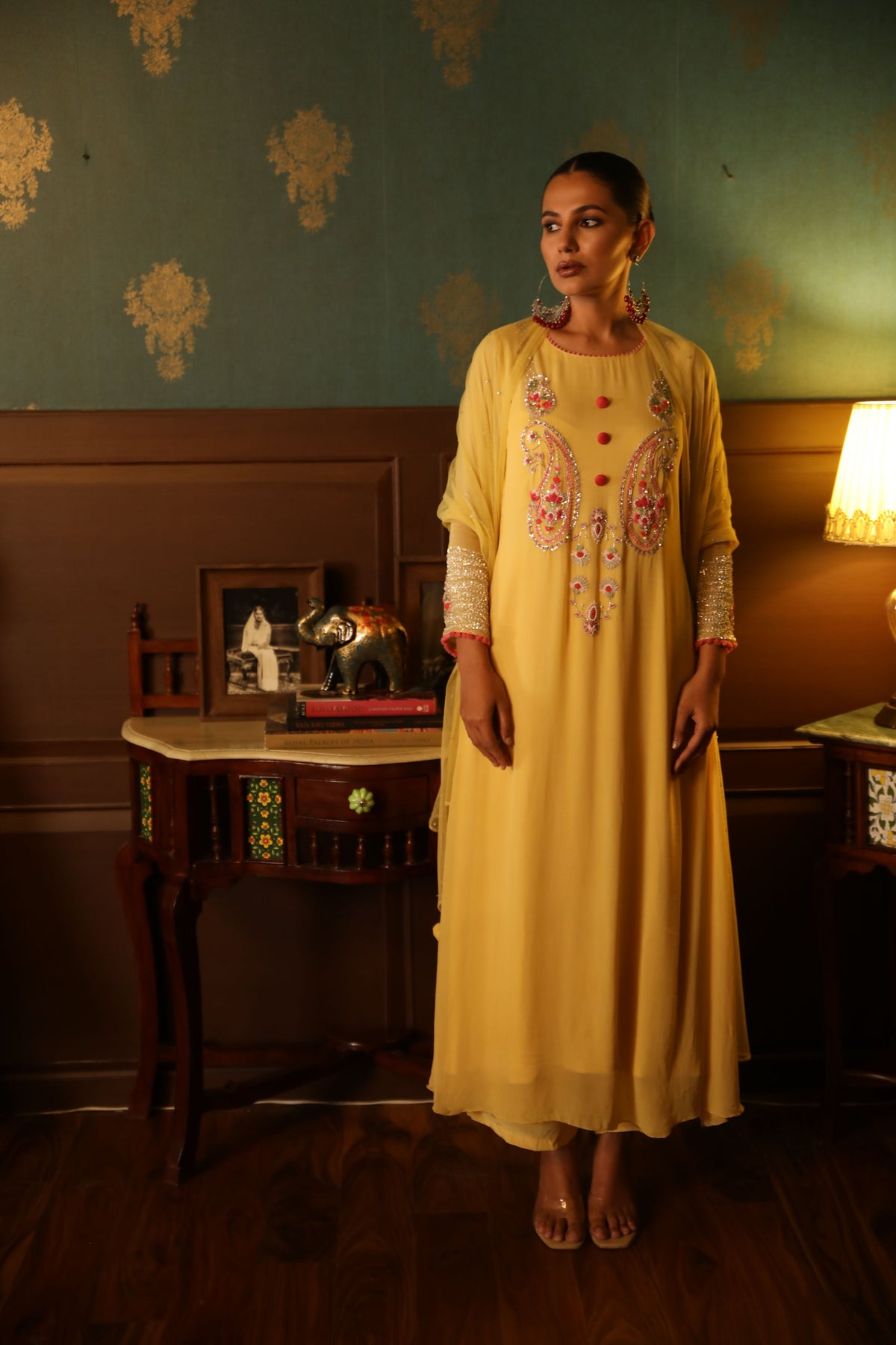 Sunshine yellow kurta set