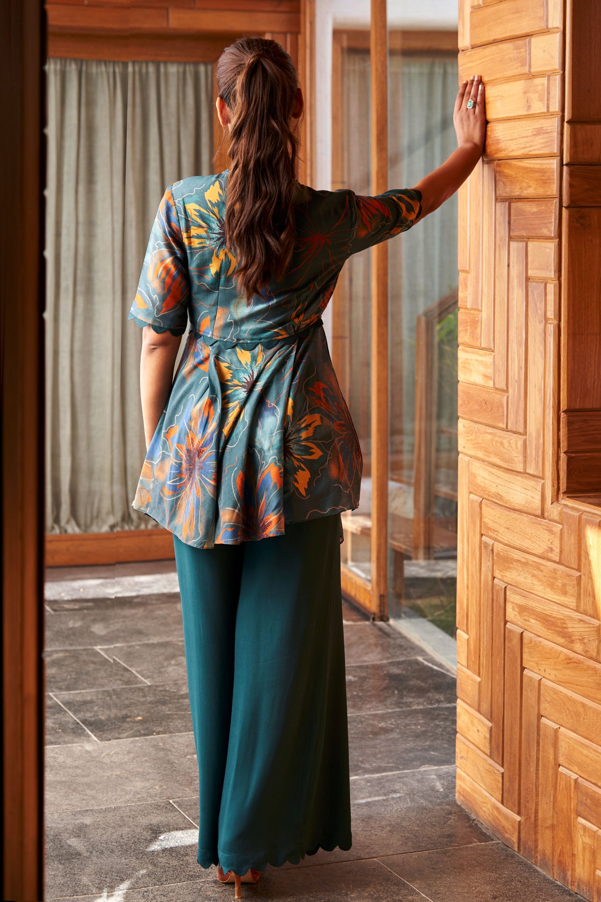 Summer Flower Tunic Set